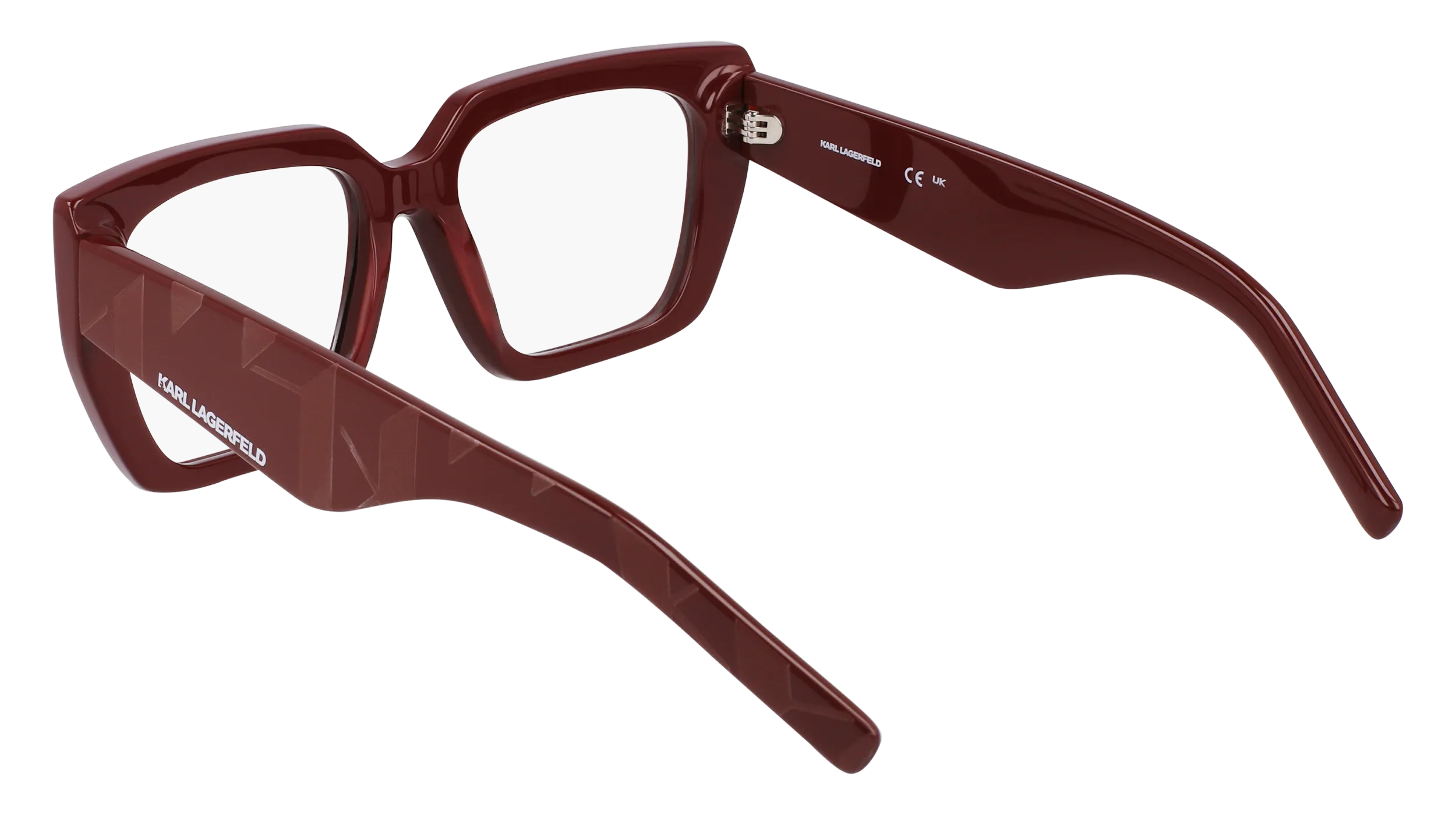 Karl Lagerfeld KL6159 601 Montature da vista Acetato Bordeaux Squadrata Normale Normale - immagine 3