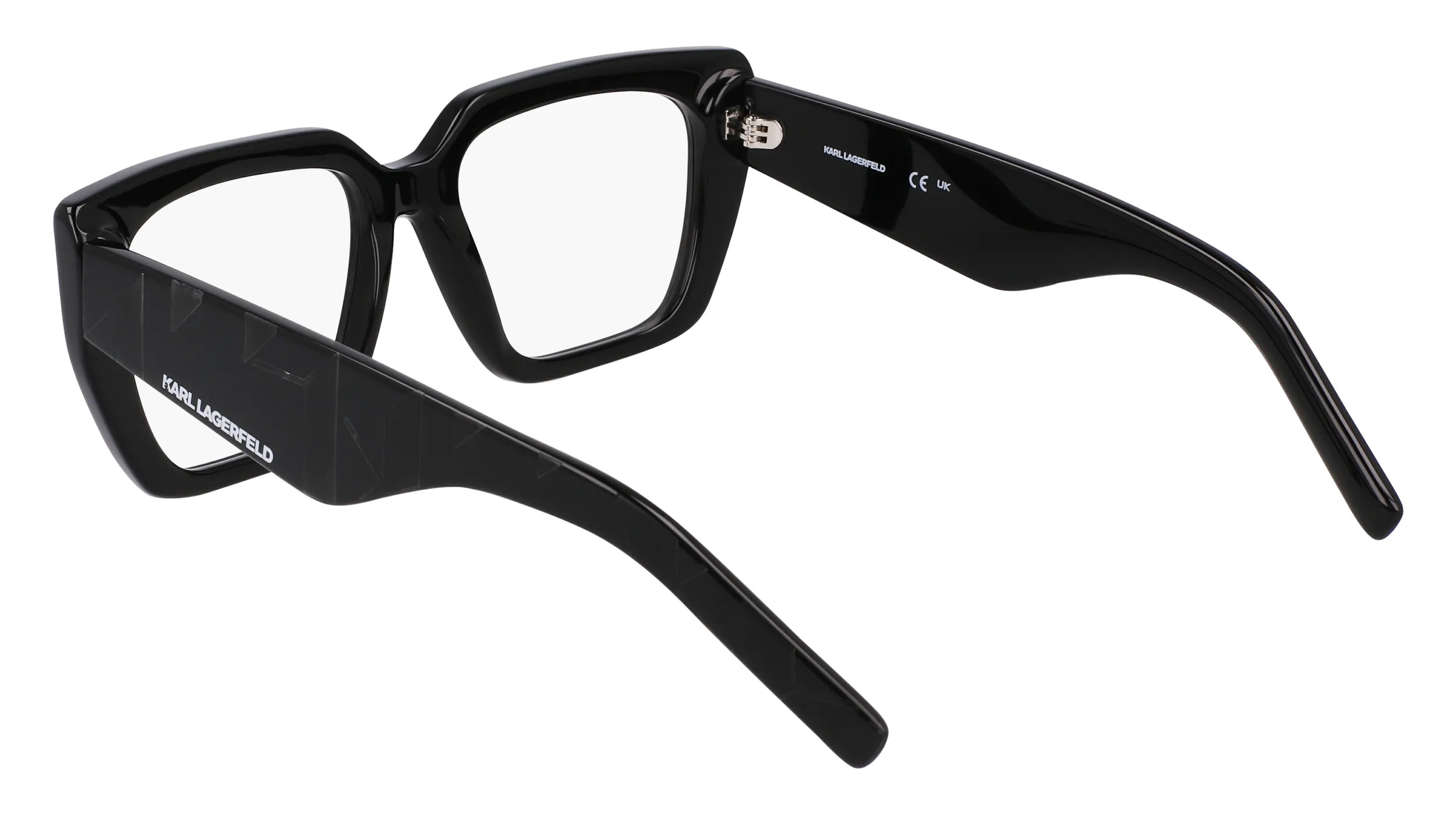 Karl Lagerfeld KL6159 001 Montature da vista Acetato Nero Squadrata Normale Normale - immagine 3