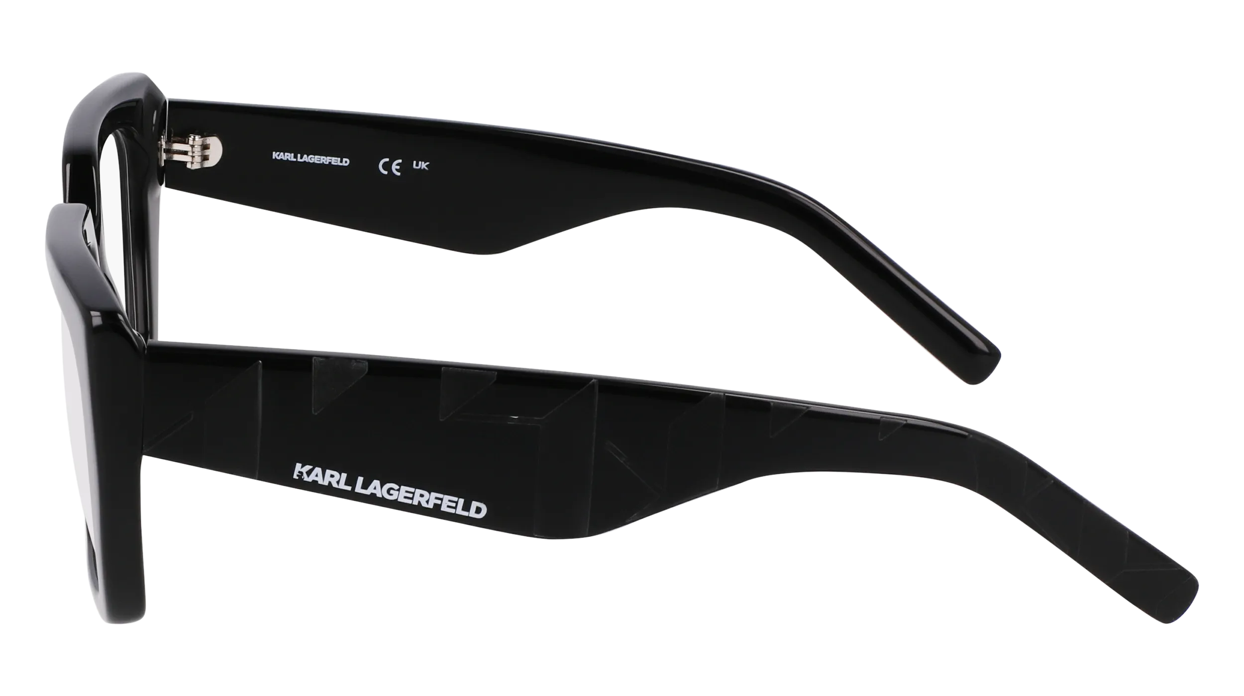 Karl Lagerfeld KL6159 001 Montature da vista Acetato Nero Squadrata Normale Normale - immagine 4