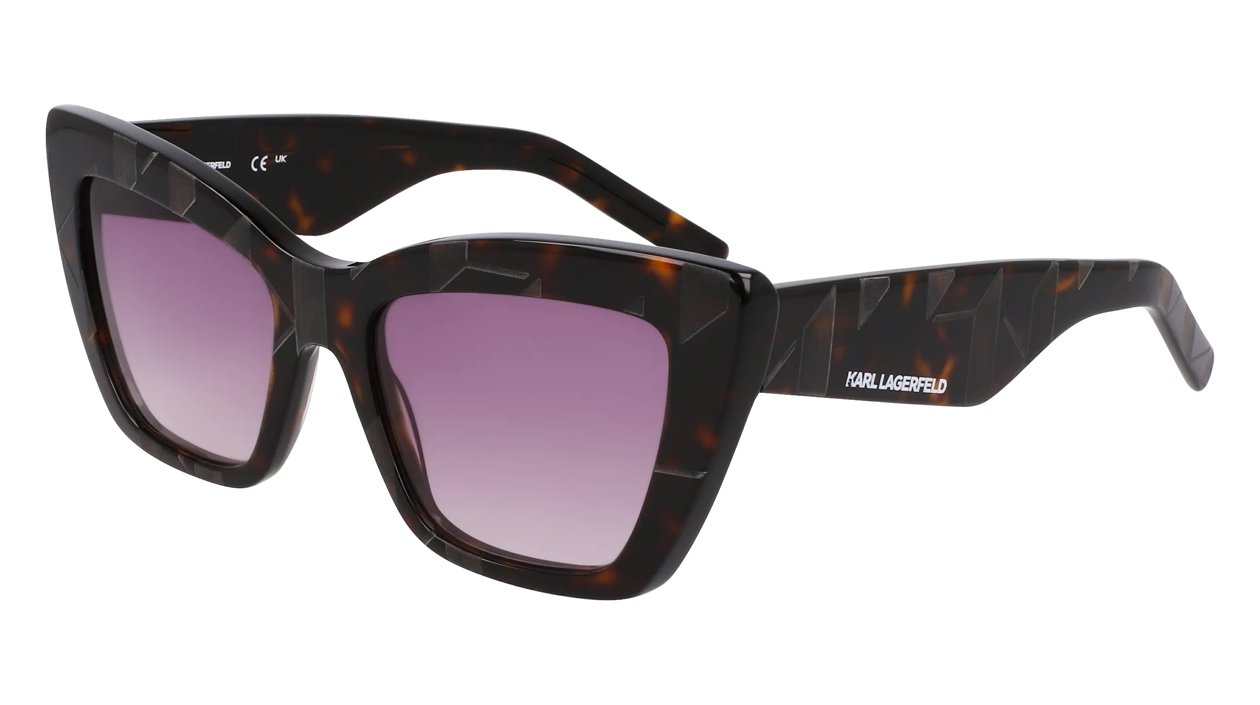 Karl Lagerfeld KL6158S 242 Occhiali da sole Acetato Havana Cat Eye Normale Normale - immagine 1