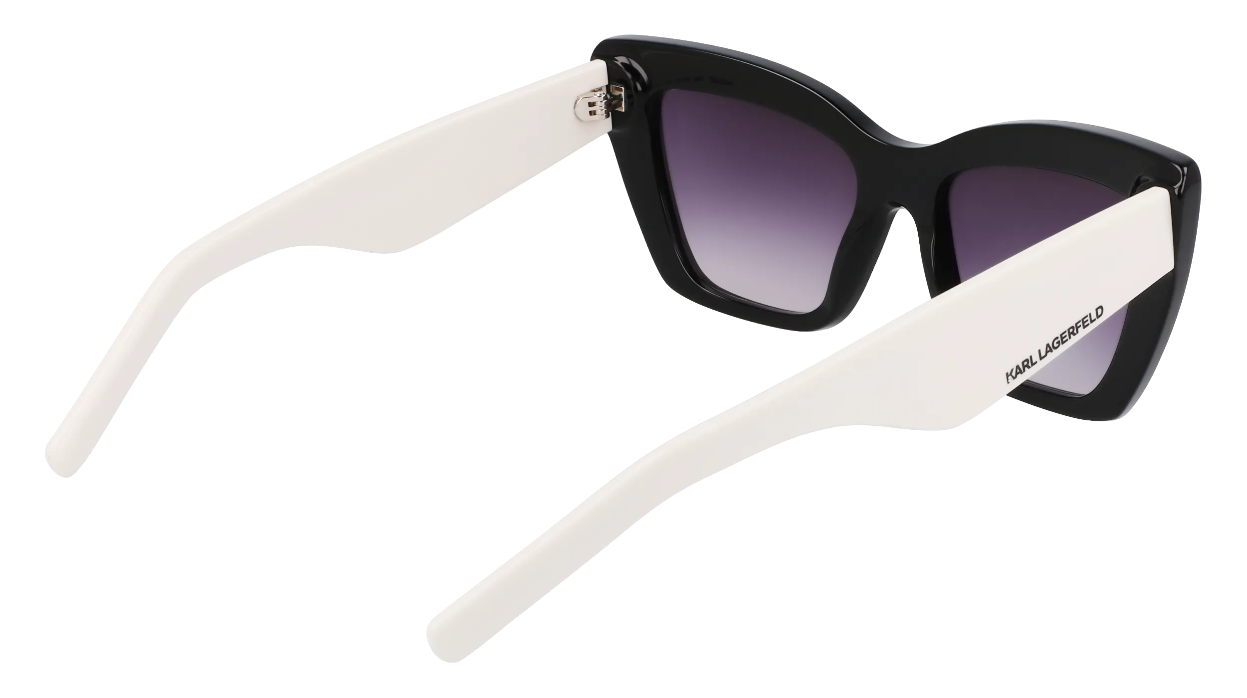 Karl Lagerfeld KL6158S 006 Occhiali da sole Acetato Nero Cat Eye Normale Normale - immagine 4