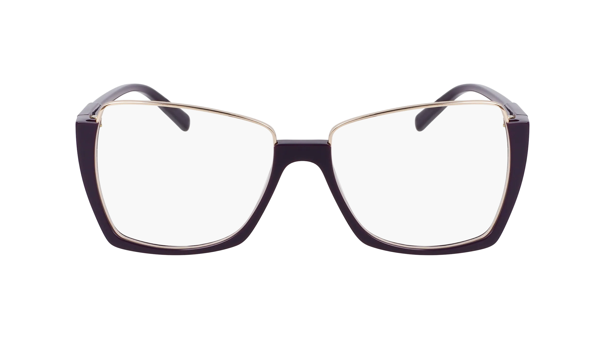 Karl Lagerfeld KL355 500 Montature da vista Metallo Viola Squadrata Normale Normale - immagine 2