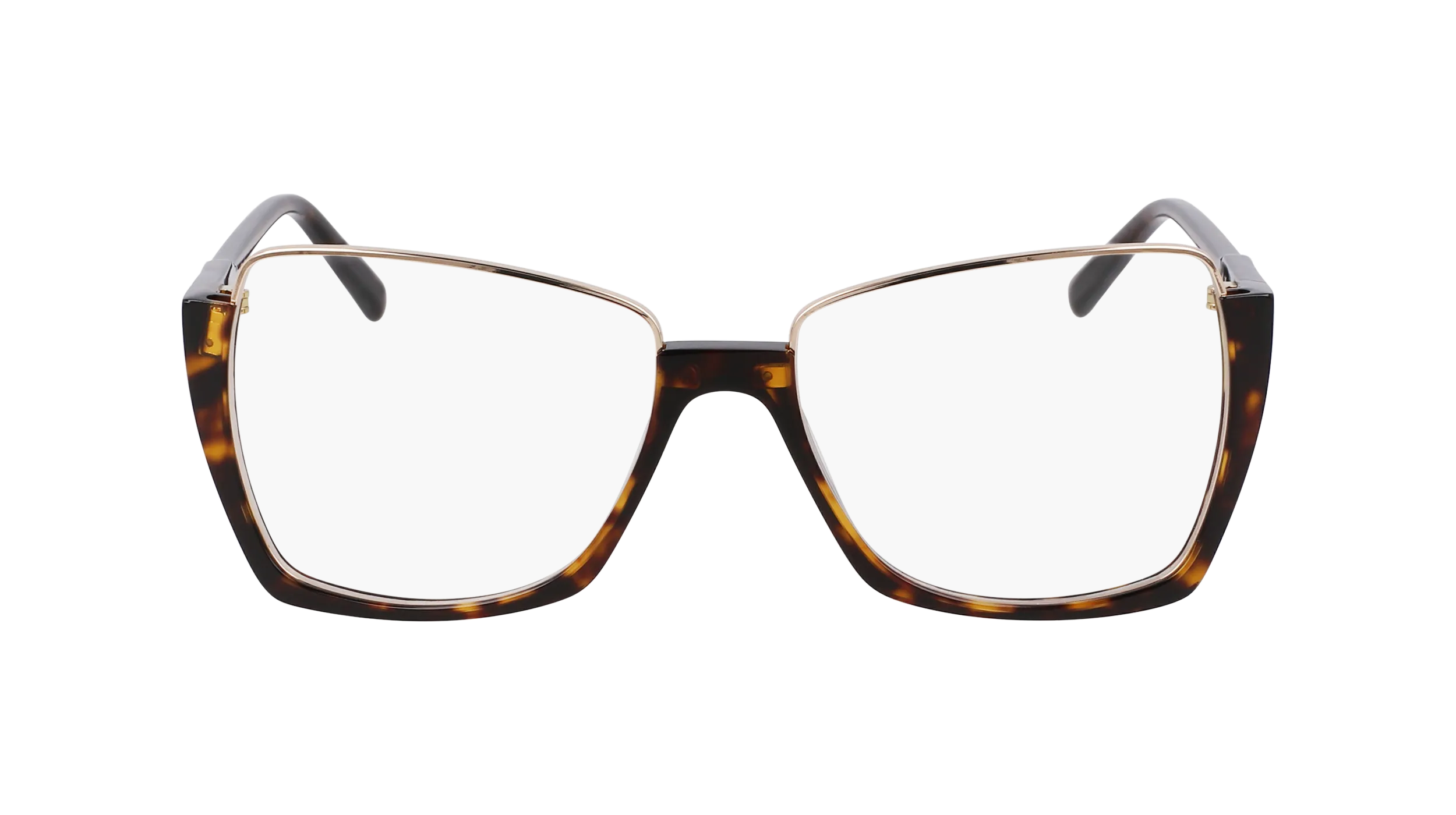 Karl Lagerfeld KL355 242 Montature da vista Metallo Havana Squadrata Normale Normale - immagine 2