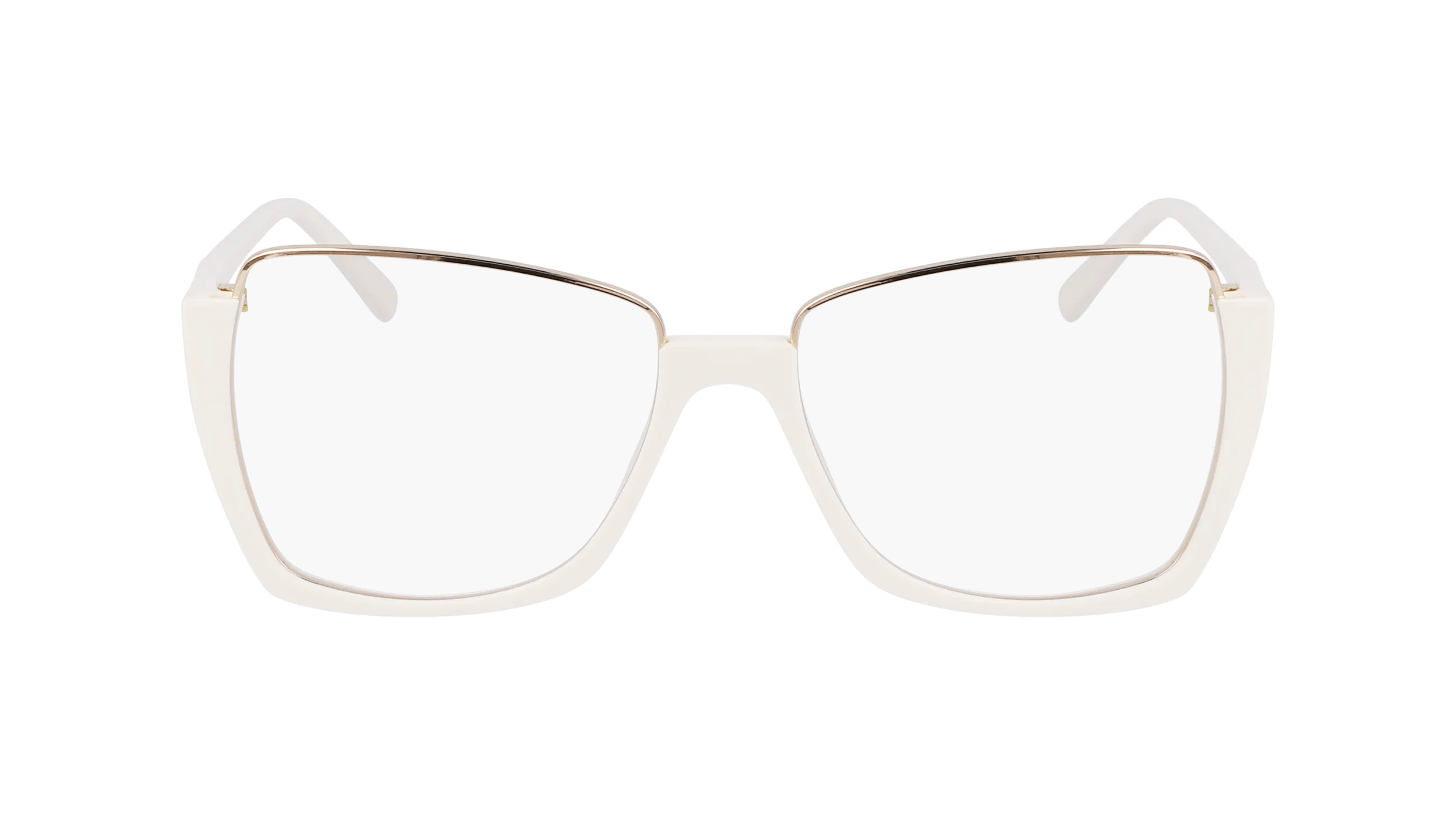 Karl Lagerfeld KL355 105 Montature da vista Metallo Bianco Squadrata Normale Normale - immagine 2