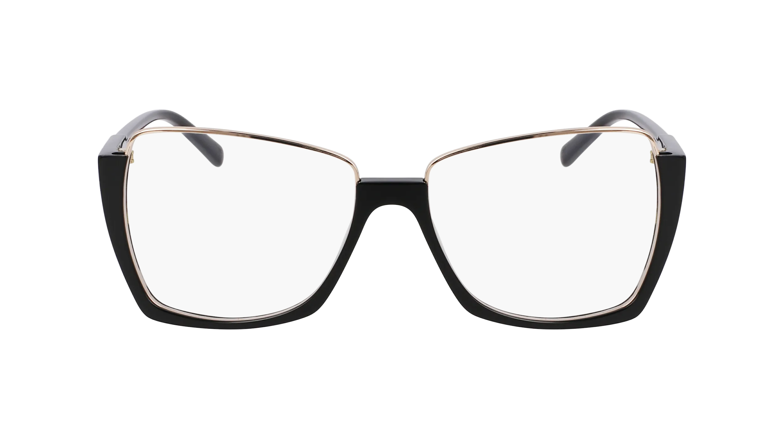 Karl Lagerfeld KL355 001 Montature da vista Metallo Nero Squadrata Normale Normale - immagine 2