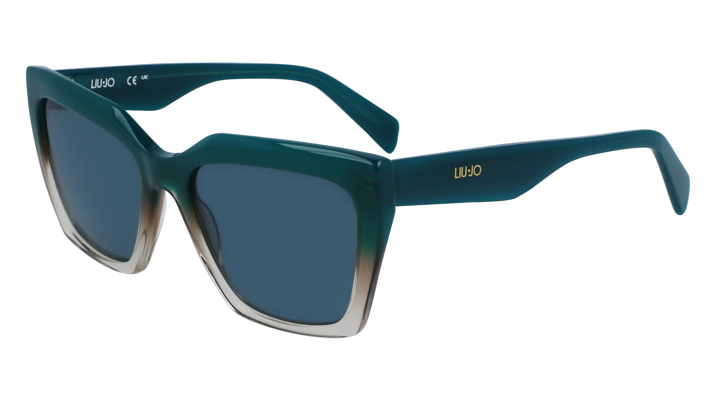 Liu Jo LJ795S 333 Occhiali da sole Acetato Verde Verde Squadrata Normale - immagine 1