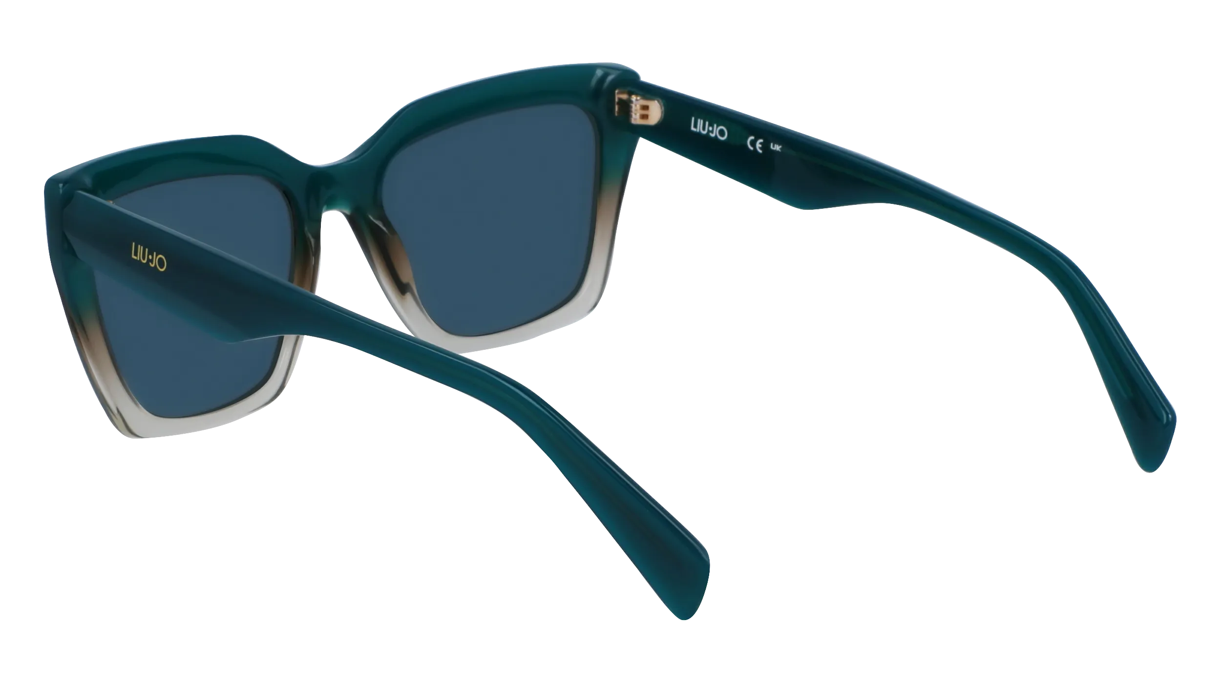 Liu Jo LJ795S 333 Occhiali da sole Acetato Verde Verde Squadrata Normale - immagine 3