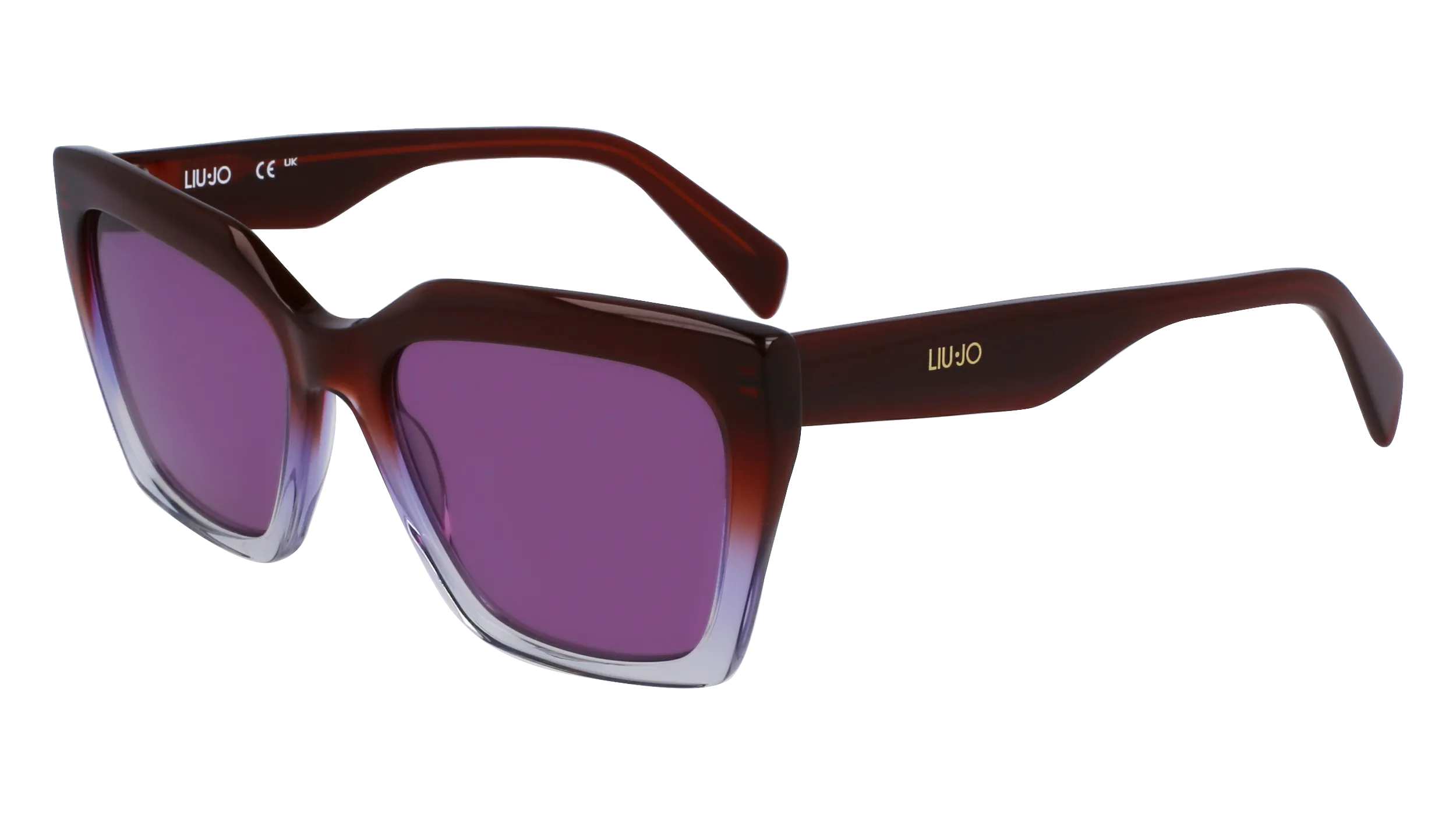 Liu Jo LJ795S 208 Occhiali da sole Acetato Viola Viola Squadrata Normale - immagine 1