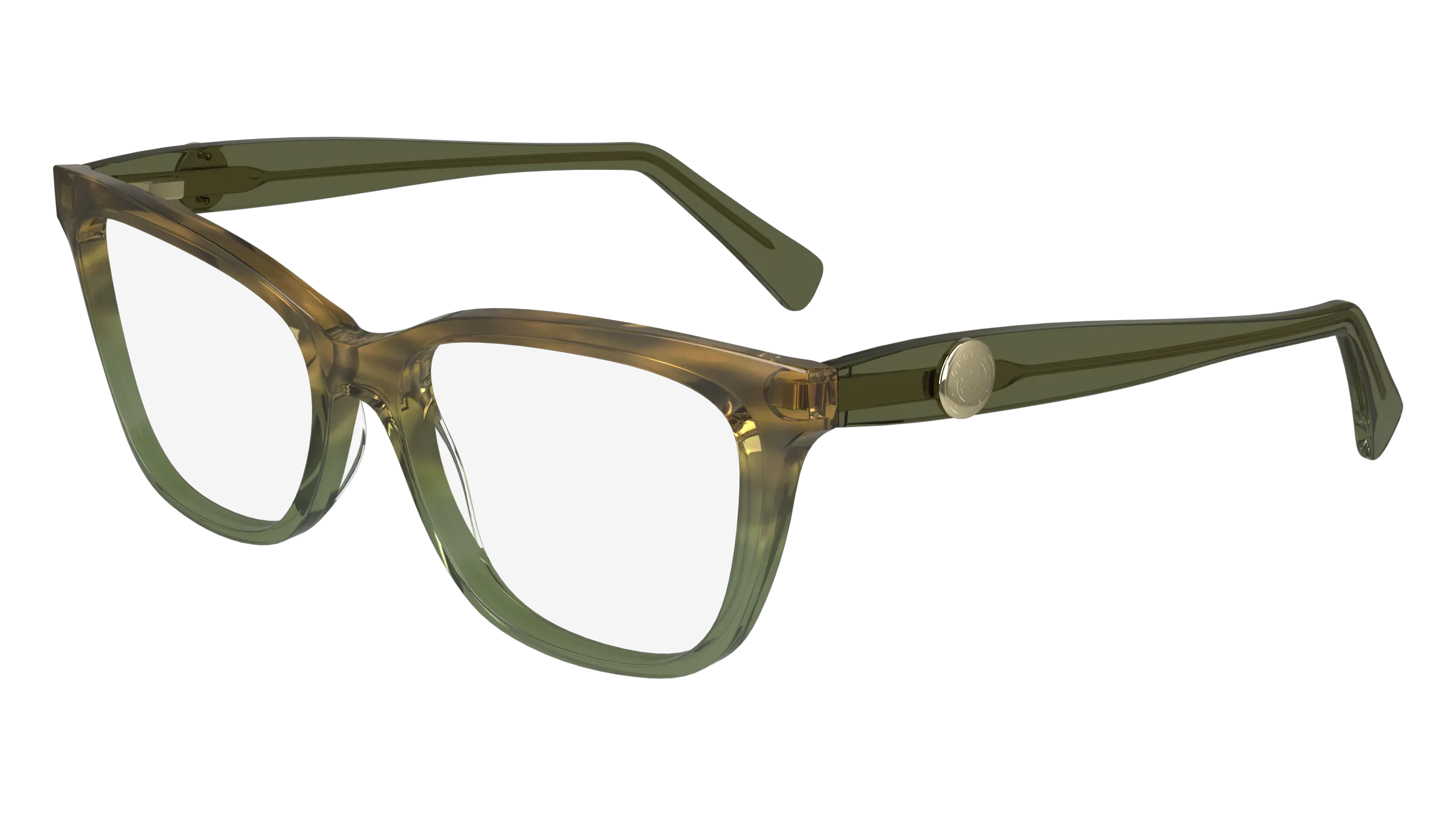 LONGCHAMP LO2744 306 Montature da vista Acetato Verde Squadrata Normale Normale - immagine 1