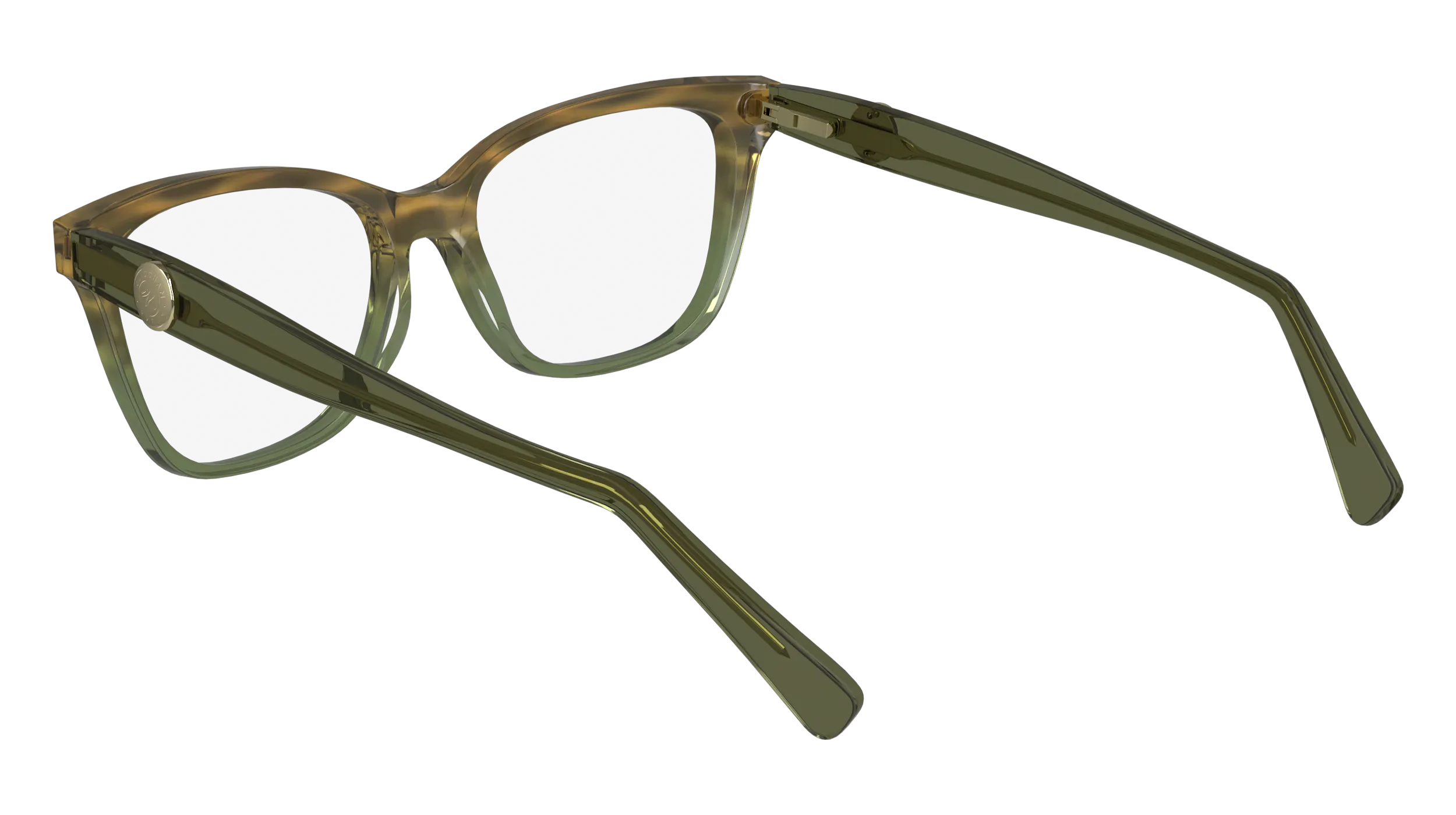 LONGCHAMP LO2744 306 Montature da vista Acetato Verde Squadrata Normale Normale - immagine 3