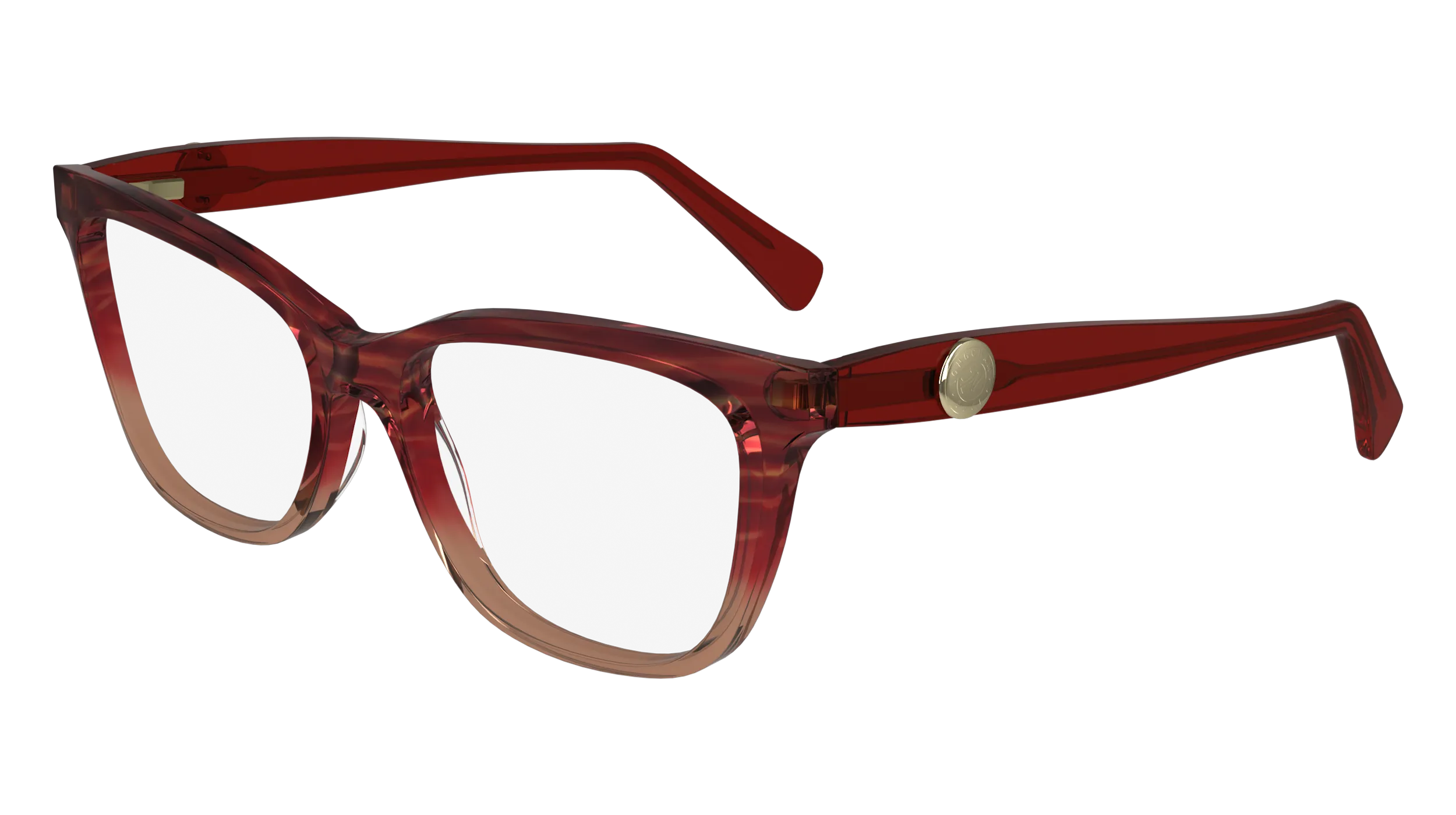 LONGCHAMP LO2744 606 Montature da vista Acetato Rosso Squadrata Normale Normale - immagine 1