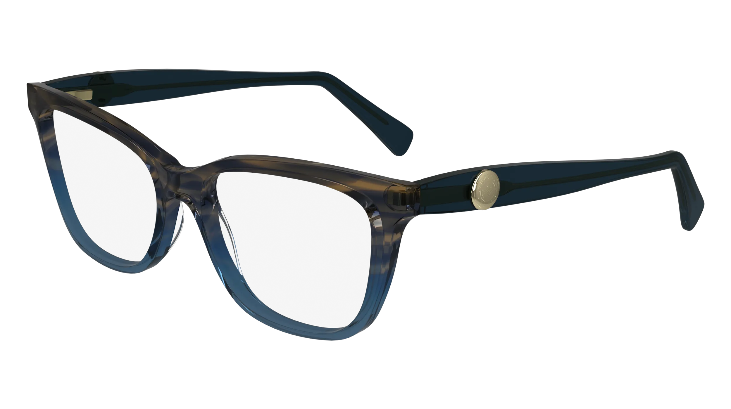 LONGCHAMP LO2744 406 Montature da vista Acetato Blu Squadrata Normale Normale - immagine 1