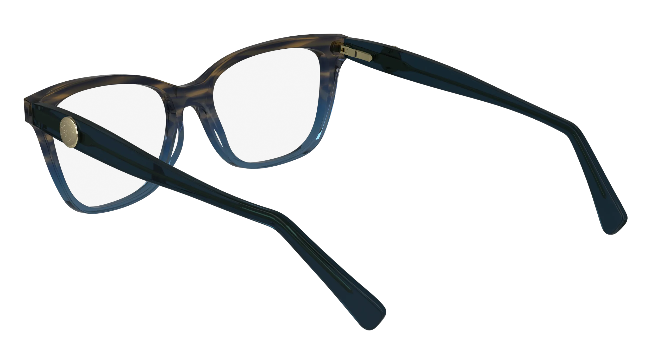 LONGCHAMP LO2744 406 Montature da vista Acetato Blu Squadrata Normale Normale - immagine 3