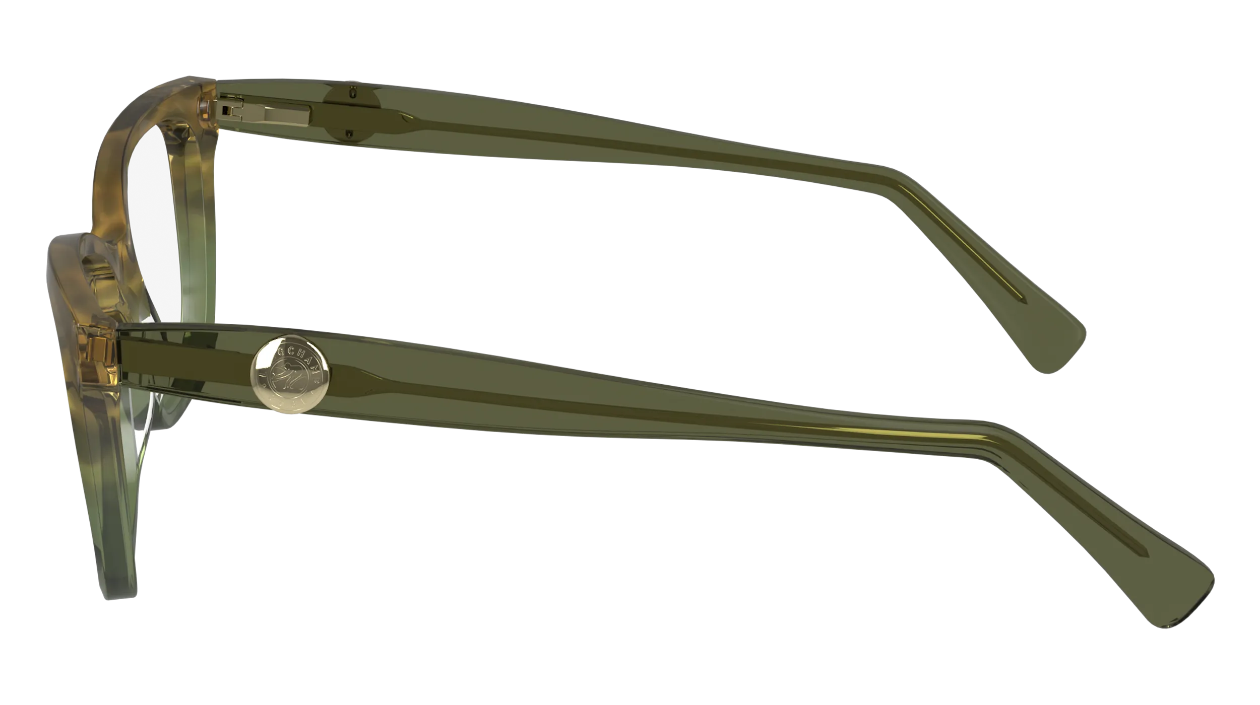 LONGCHAMP LO2744 306 Montature da vista Acetato Verde Squadrata Normale Normale - immagine 4