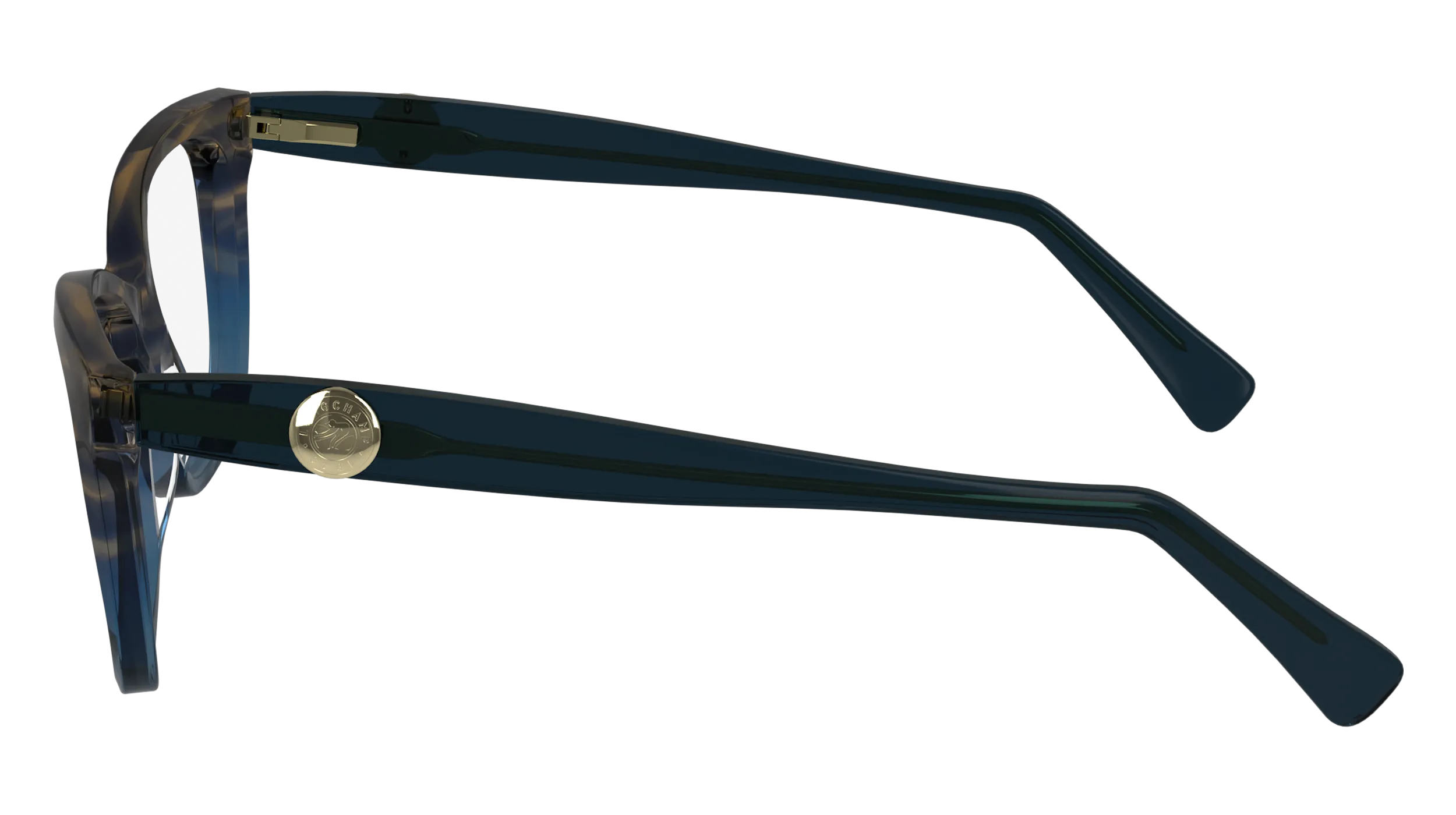 LONGCHAMP LO2744 406 Montature da vista Acetato Blu Squadrata Normale Normale - immagine 4