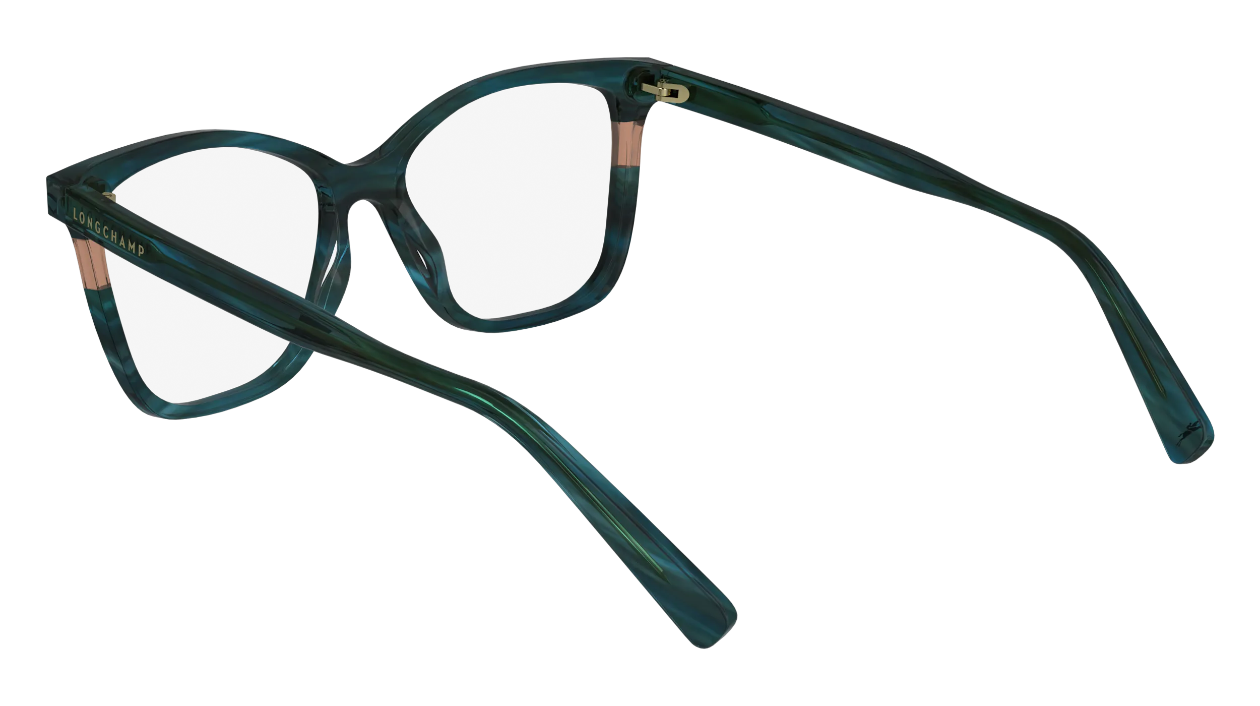 LONGCHAMP LO2741 308 Montature da vista Acetato Verde Squadrata Normale Normale - immagine 3