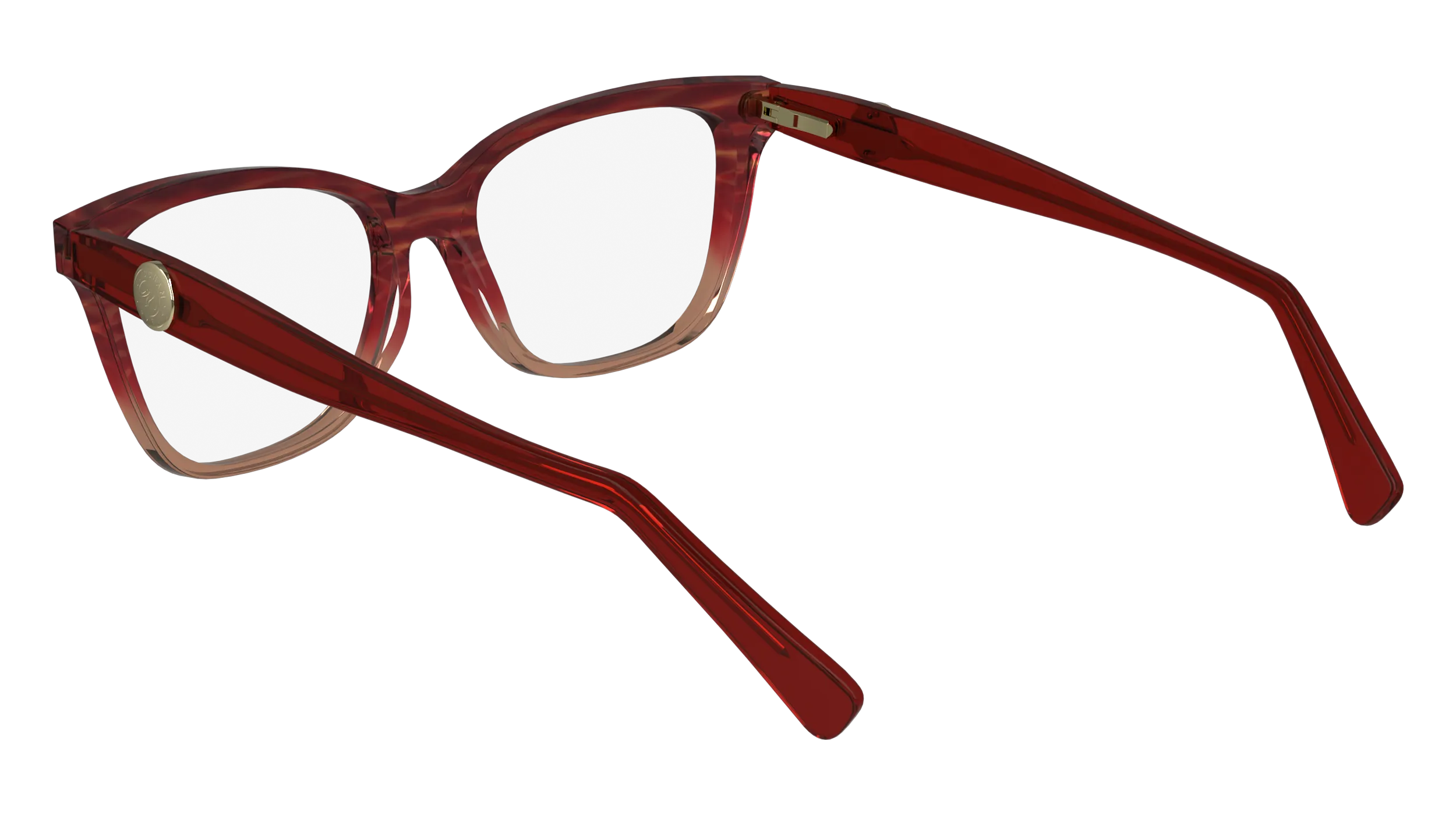 LONGCHAMP LO2744 606 Montature da vista Acetato Rosso Squadrata Normale Normale - immagine 3
