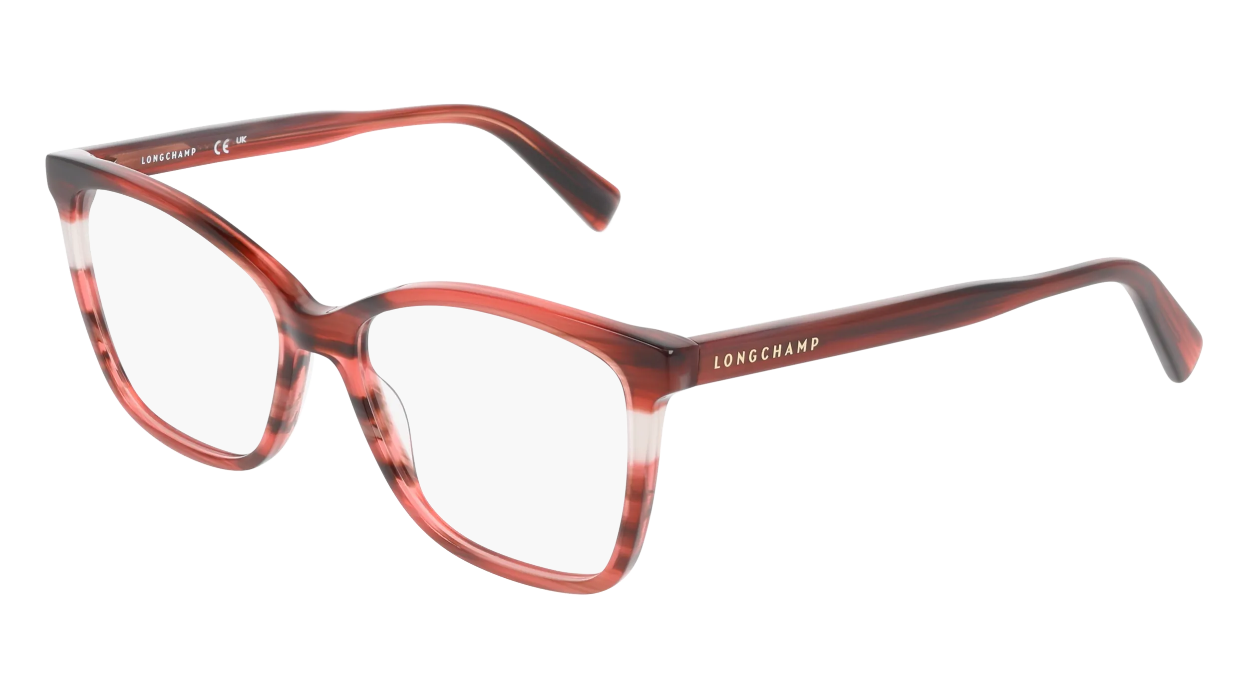 LONGCHAMP LO2741 607 Montature da vista Acetato Rosso Squadrata Normale Normale - immagine 1