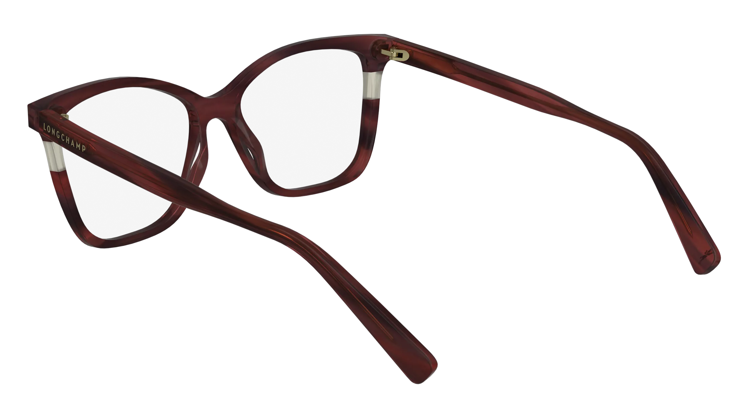 LONGCHAMP LO2741 607 Montature da vista Acetato Rosso Squadrata Normale Normale - immagine 3