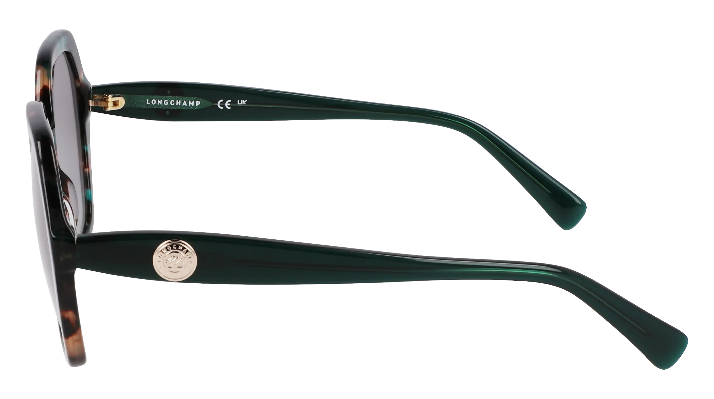 LONGCHAMP LO759S 309 Occhiali da sole Acetato Verde Squadrata Normale Normale - immagine 4