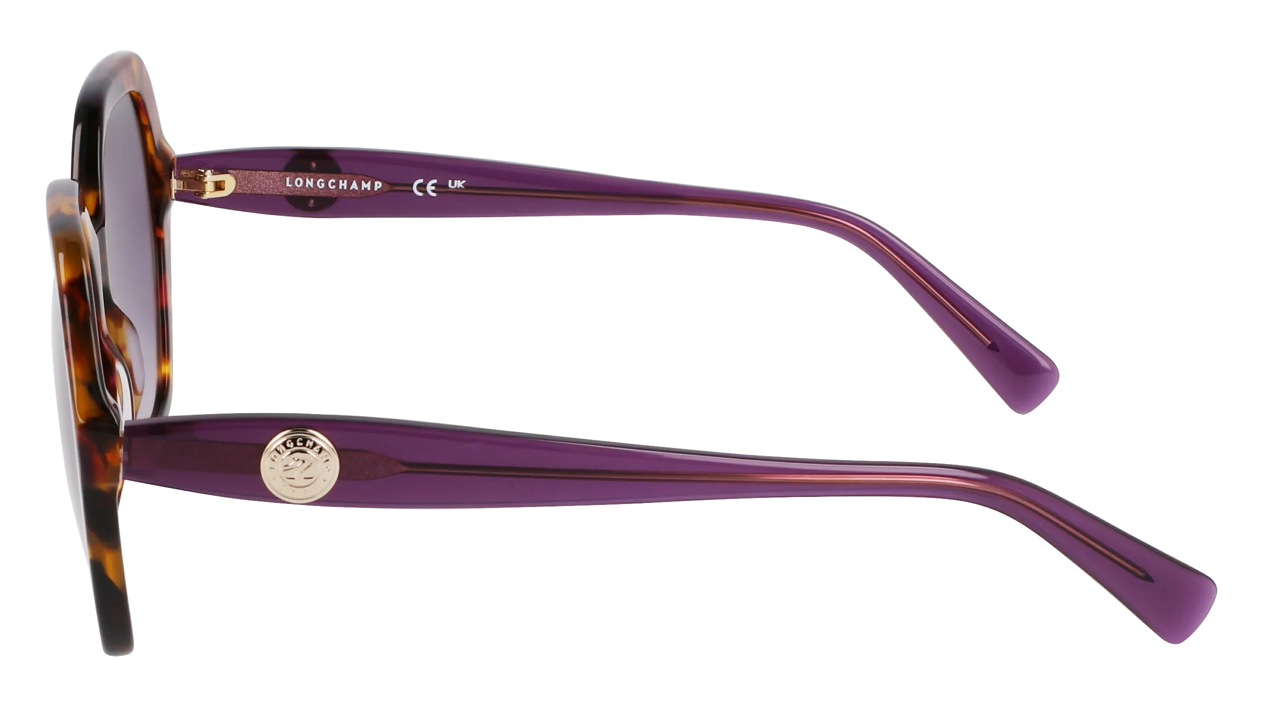 LONGCHAMP LO759S 502 Occhiali da sole Acetato Viola Squadrata Normale Normale - immagine 4