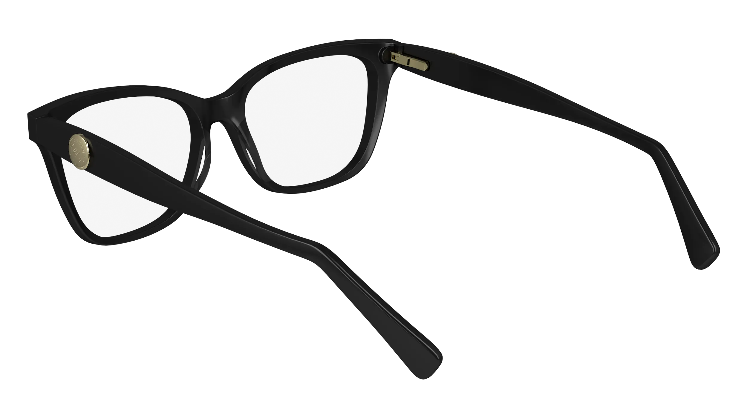 LONGCHAMP LO2744 001 Montature da vista Acetato Nero Squadrata Normale Normale - immagine 3