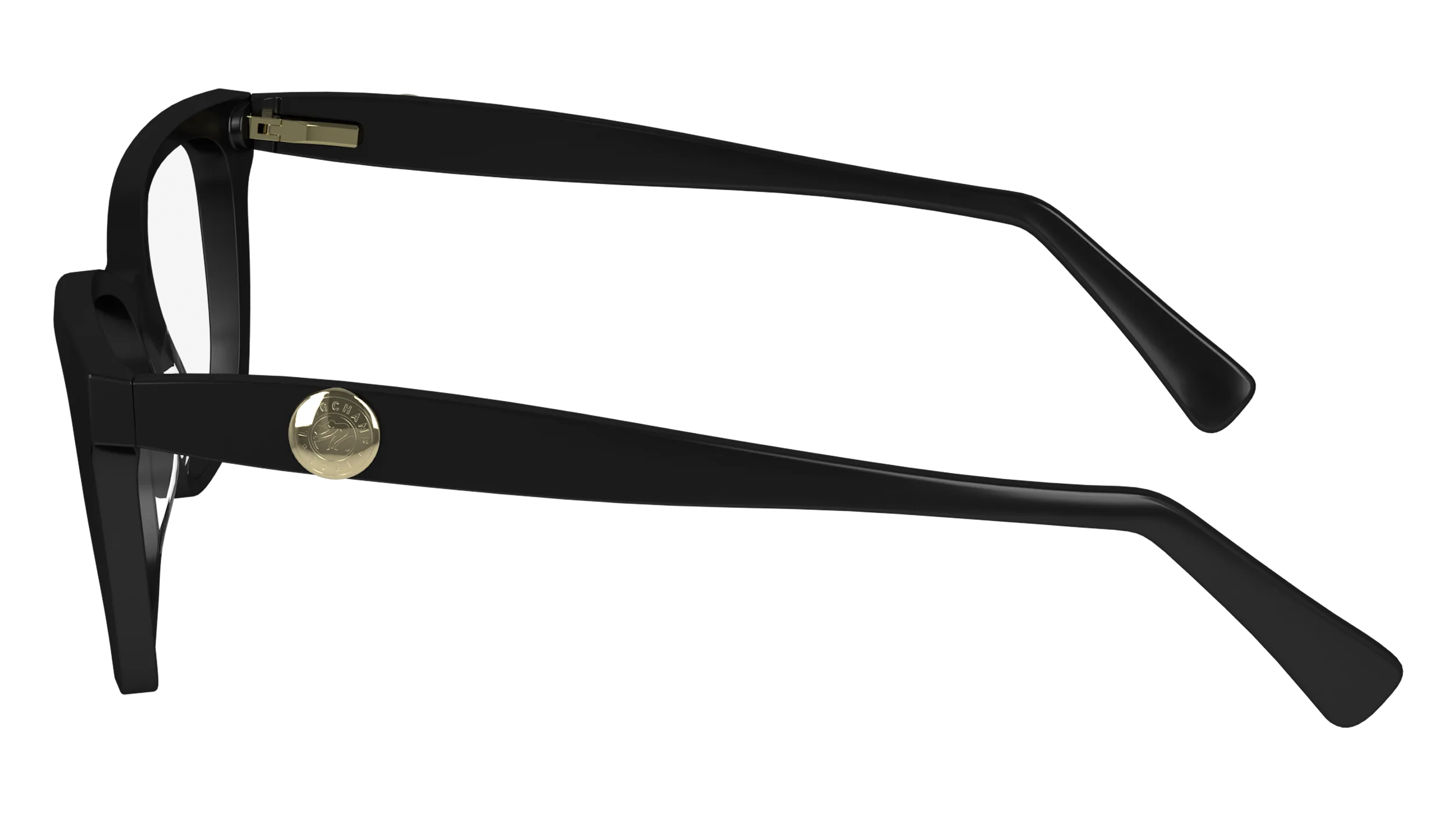 LONGCHAMP LO2744 001 Montature da vista Acetato Nero Squadrata Normale Normale - immagine 4
