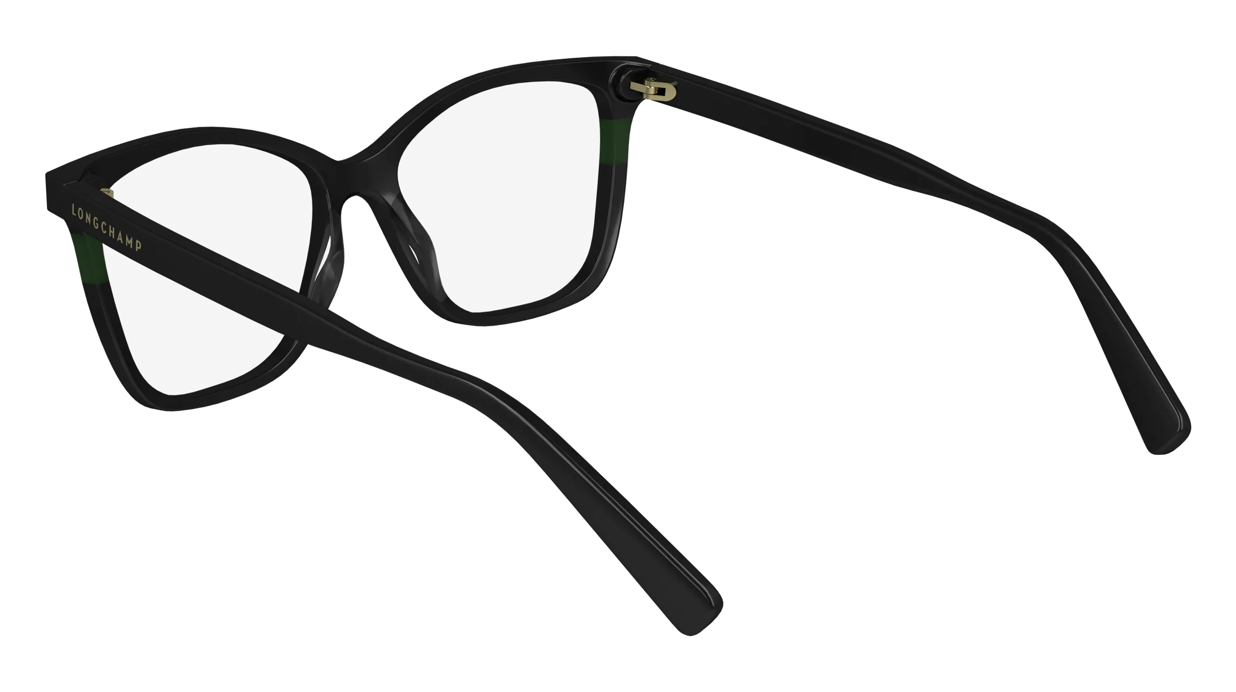 LONGCHAMP LO2741 001 Montature da vista Acetato Nero Squadrata Normale Normale - immagine 3