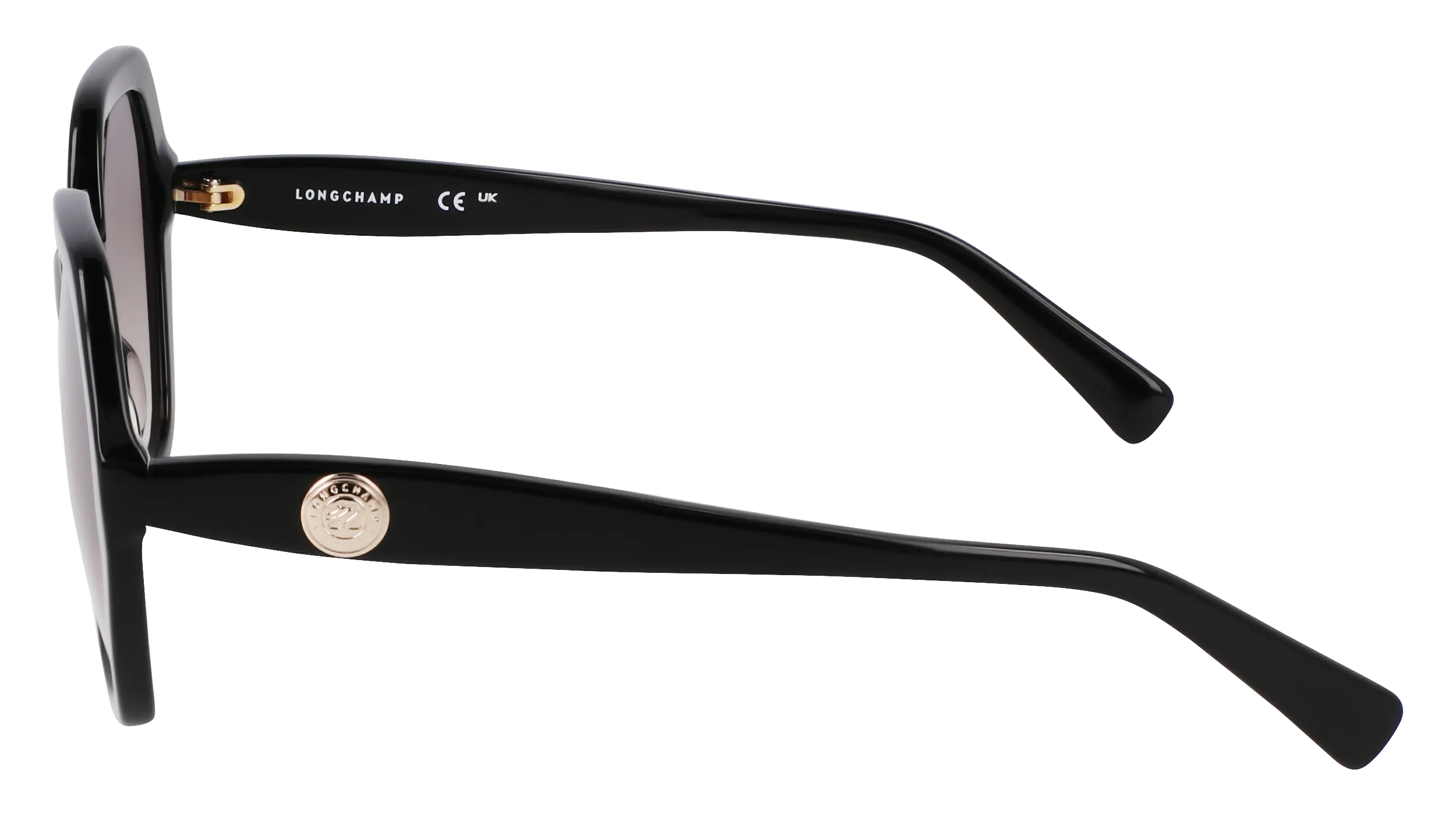 LONGCHAMP LO759S 001 Occhiali da sole Acetato Nero Squadrata Normale Normale - immagine 4