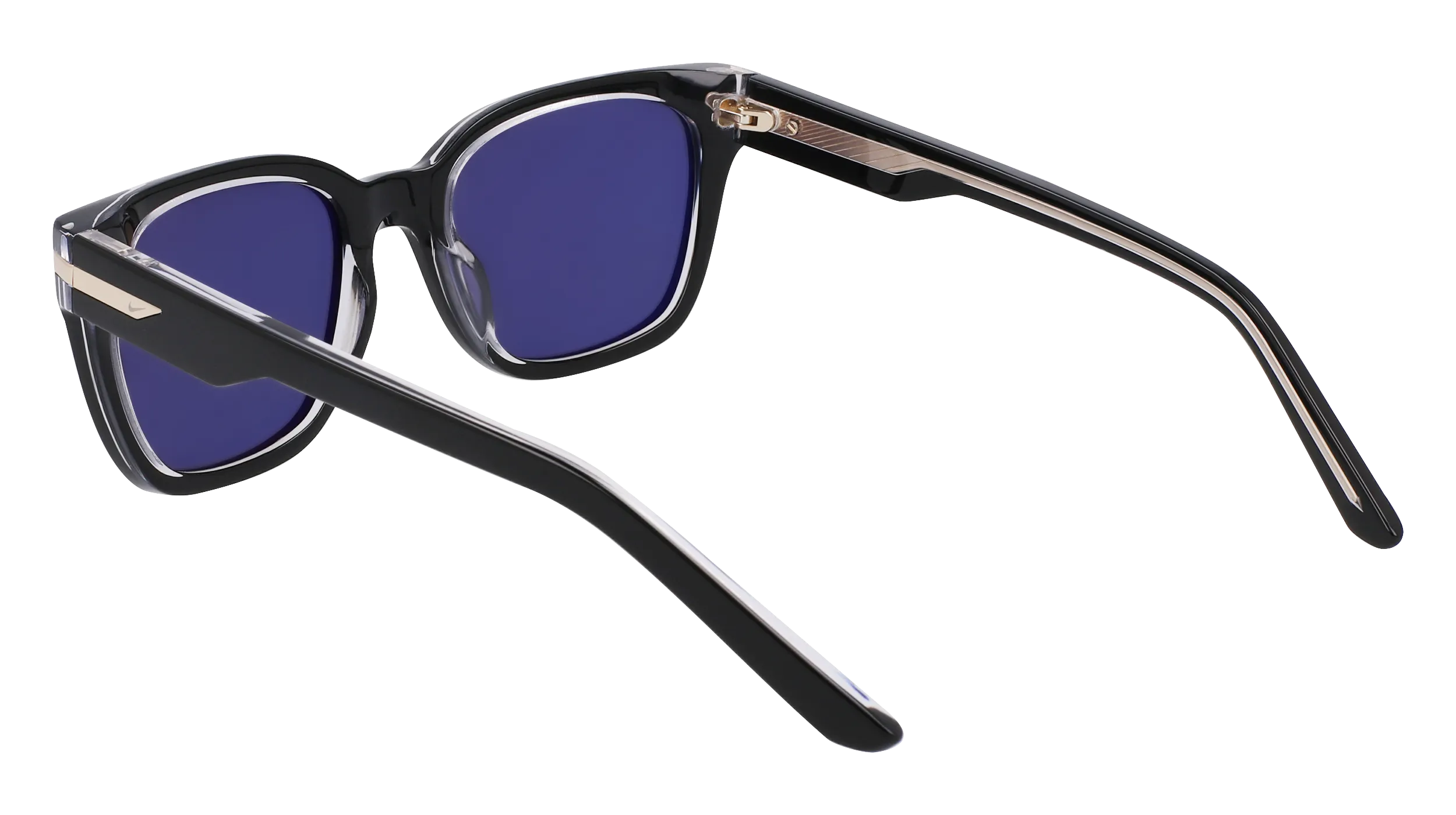 Nike NIKE CRESCENT II EV24018 010 Occhiali da sole Acetato Nero Squadrata Normale Fotocromatiche - immagine 3