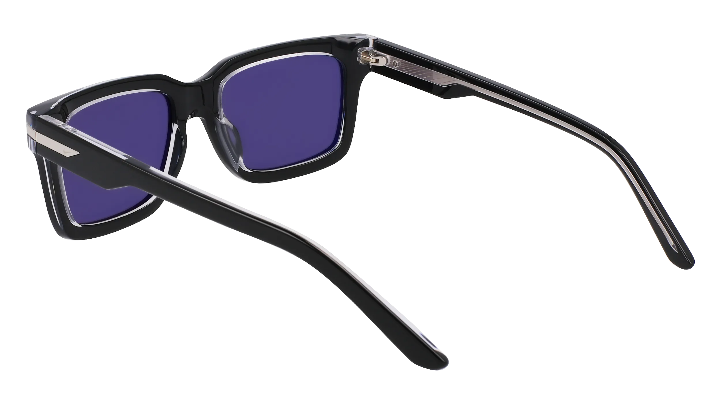 Nike NIKE CRESCENT I EV24017 010 Occhiali da sole Acetato Nero Squadrata Normale Fotocromatiche - immagine 3