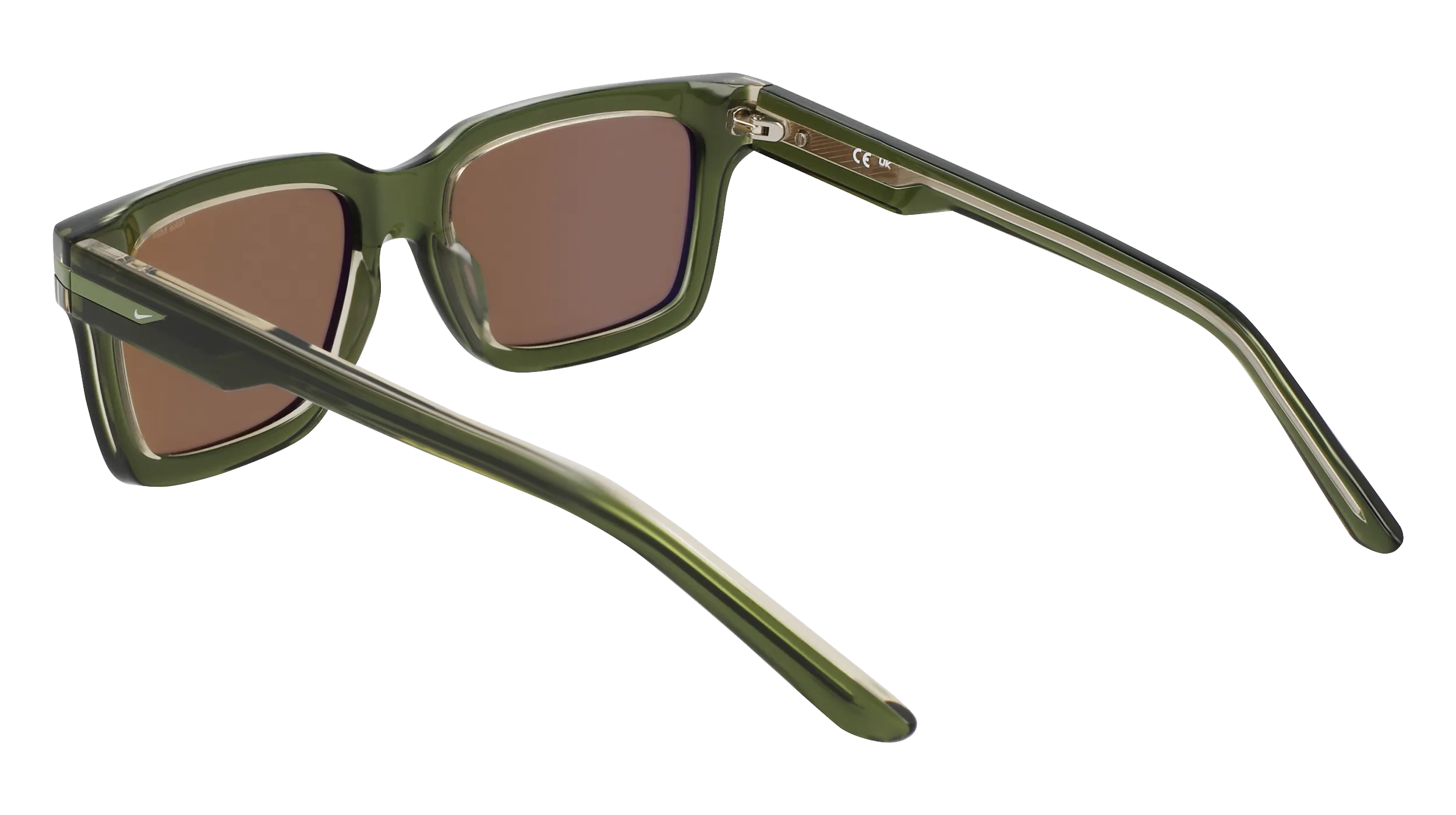 Nike NIKE CRESCENT I EV24017 390 Occhiali da sole Acetato Verde Squadrata Normale Fotocromatiche - immagine 3