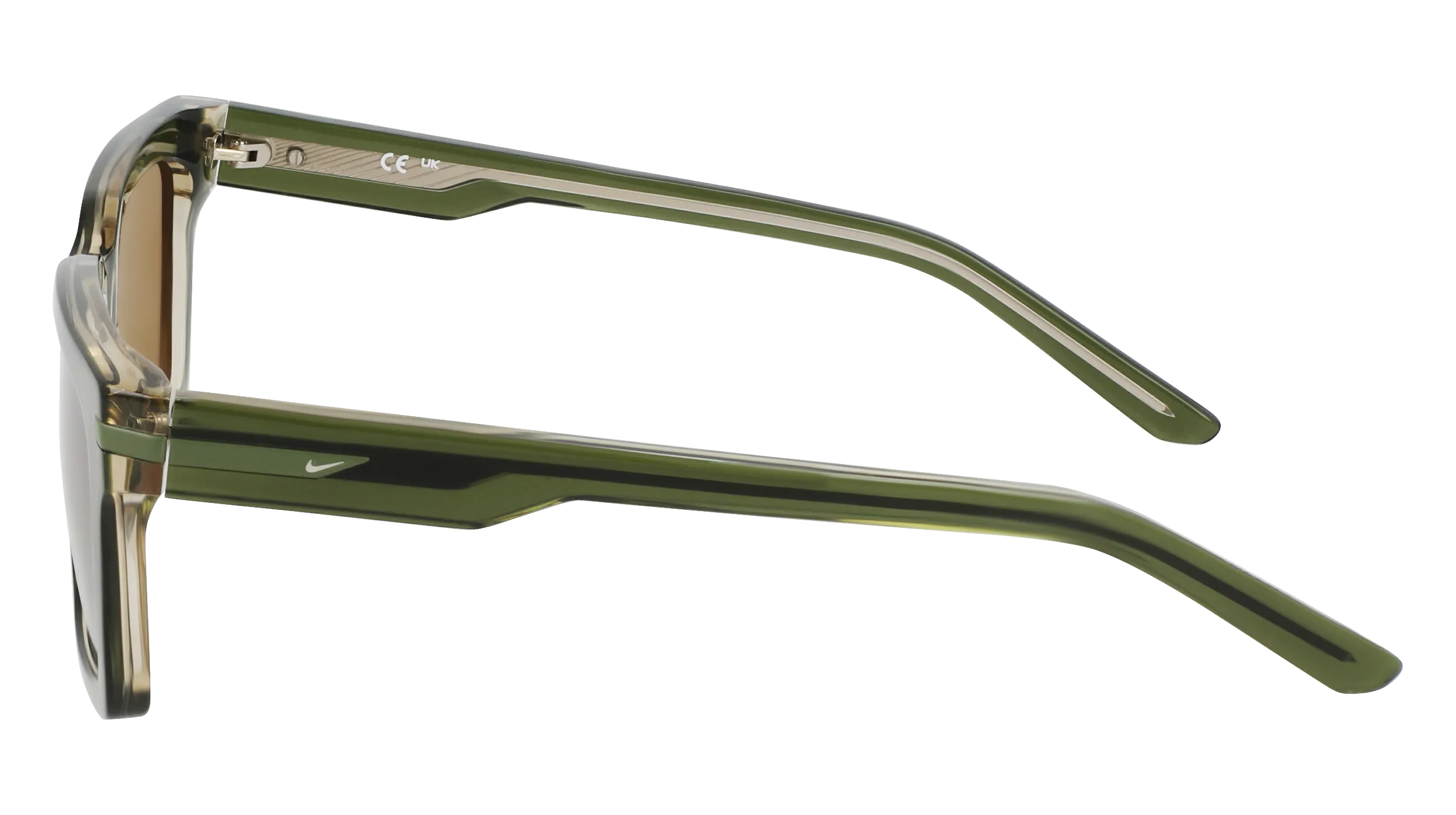 Nike NIKE CRESCENT I EV24017 390 Occhiali da sole Acetato Verde Squadrata Normale Fotocromatiche - immagine 4