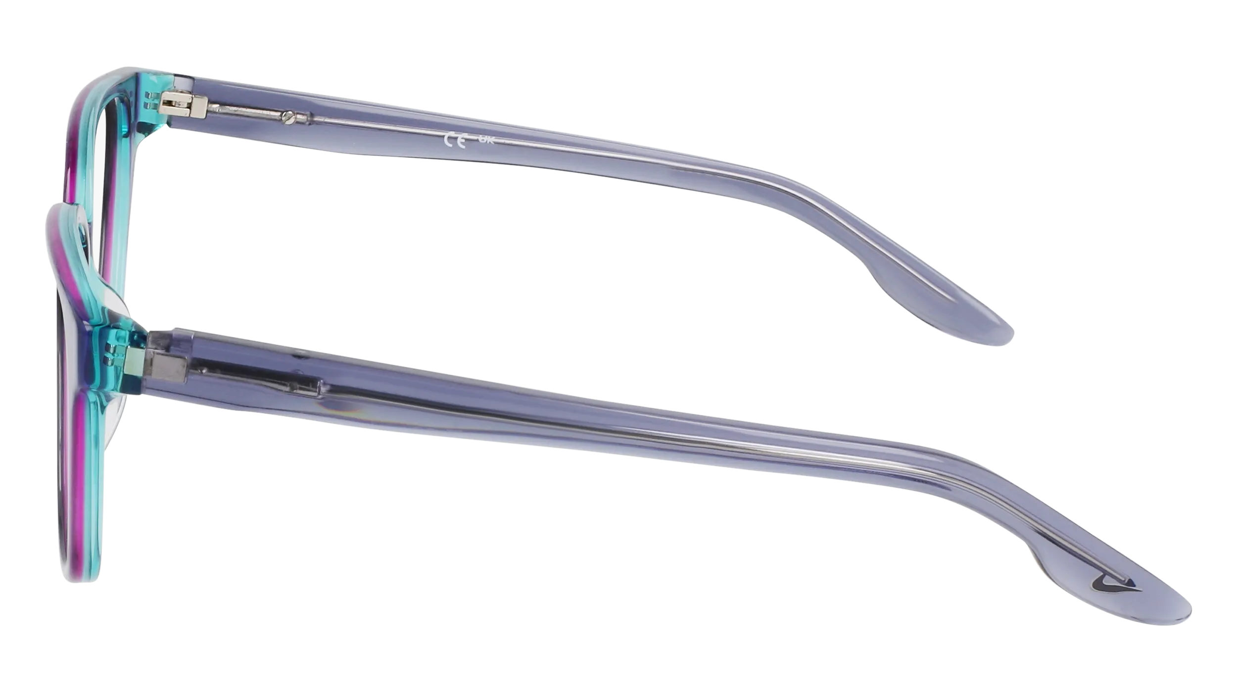 Nike NIKE 7172 426 Montature da vista Acetato Blu Squadrata Normale Normale - immagine 4