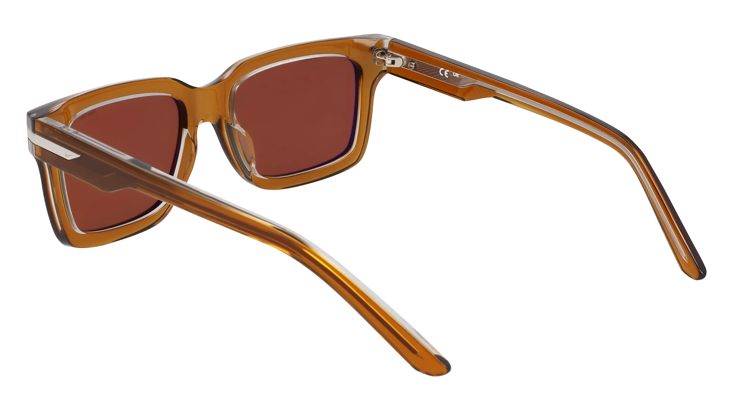 Nike NIKE CRESCENT I EV24017 802 Occhiali da sole Acetato Marrone Squadrata Normale Fotocromatiche - immagine 3