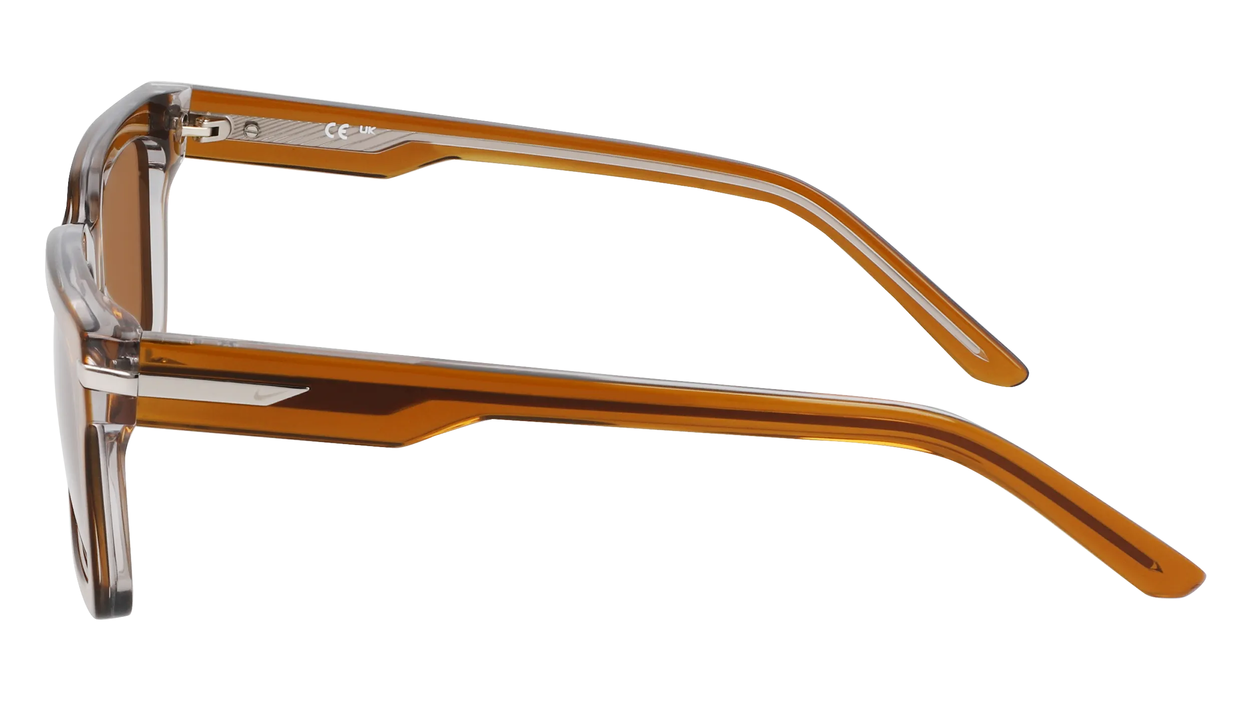 Nike NIKE CRESCENT I EV24017 802 Occhiali da sole Acetato Marrone Squadrata Normale Fotocromatiche - immagine 4