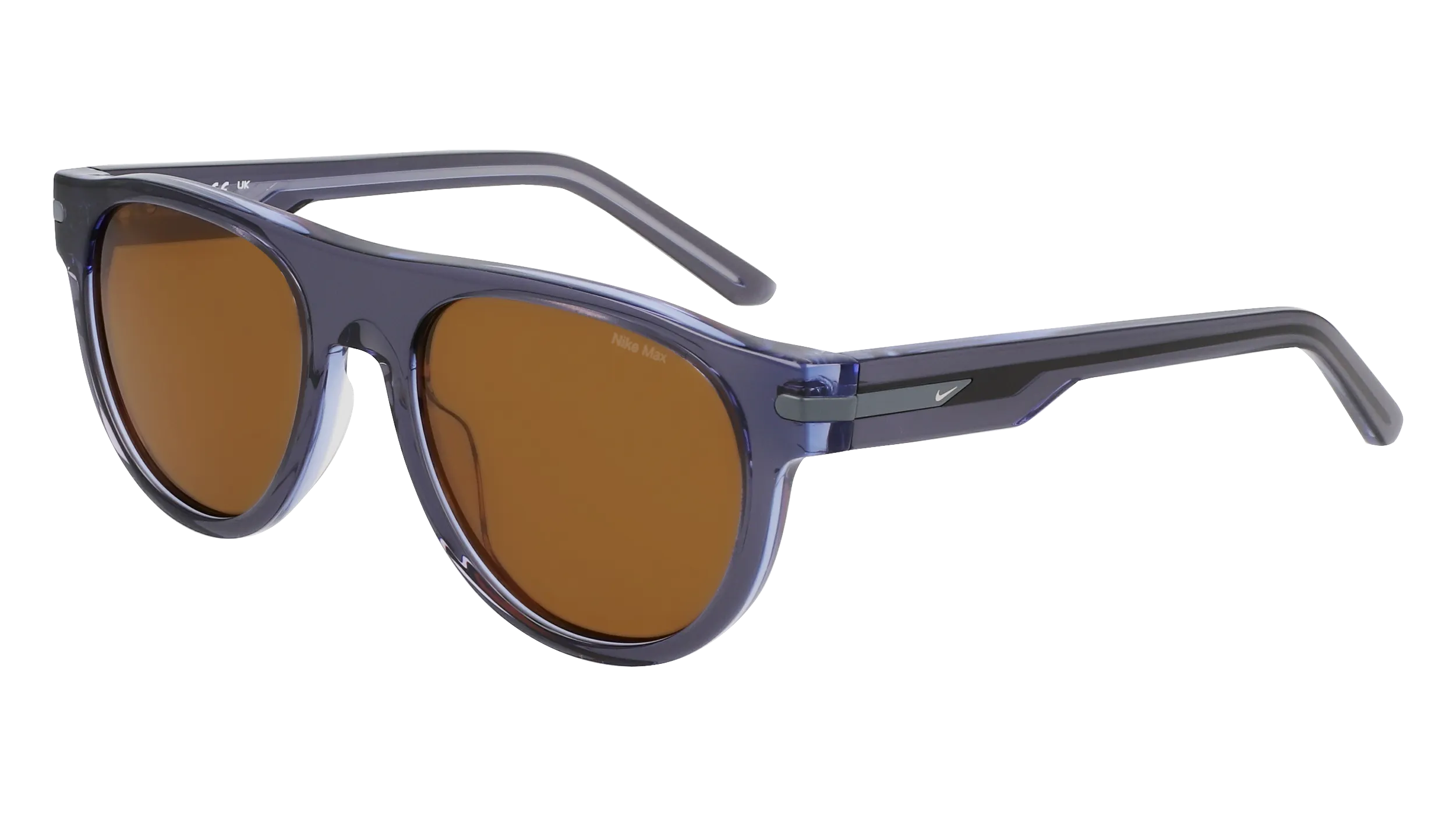Nike NIKE CRESCENT III EV24019 013 Occhiali da sole Acetato Grigio Rotonda Normale Fotocromatiche - immagine 1