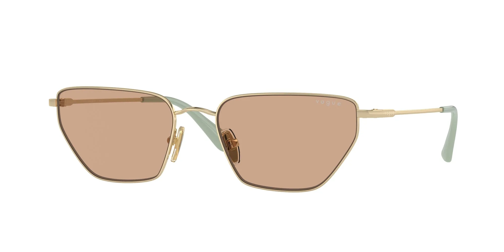 VOGUE EYEWEAR VO4316S 848/3 Occhiali da sole Metallo Oro Marrone Geometrica Normale - immagine 1