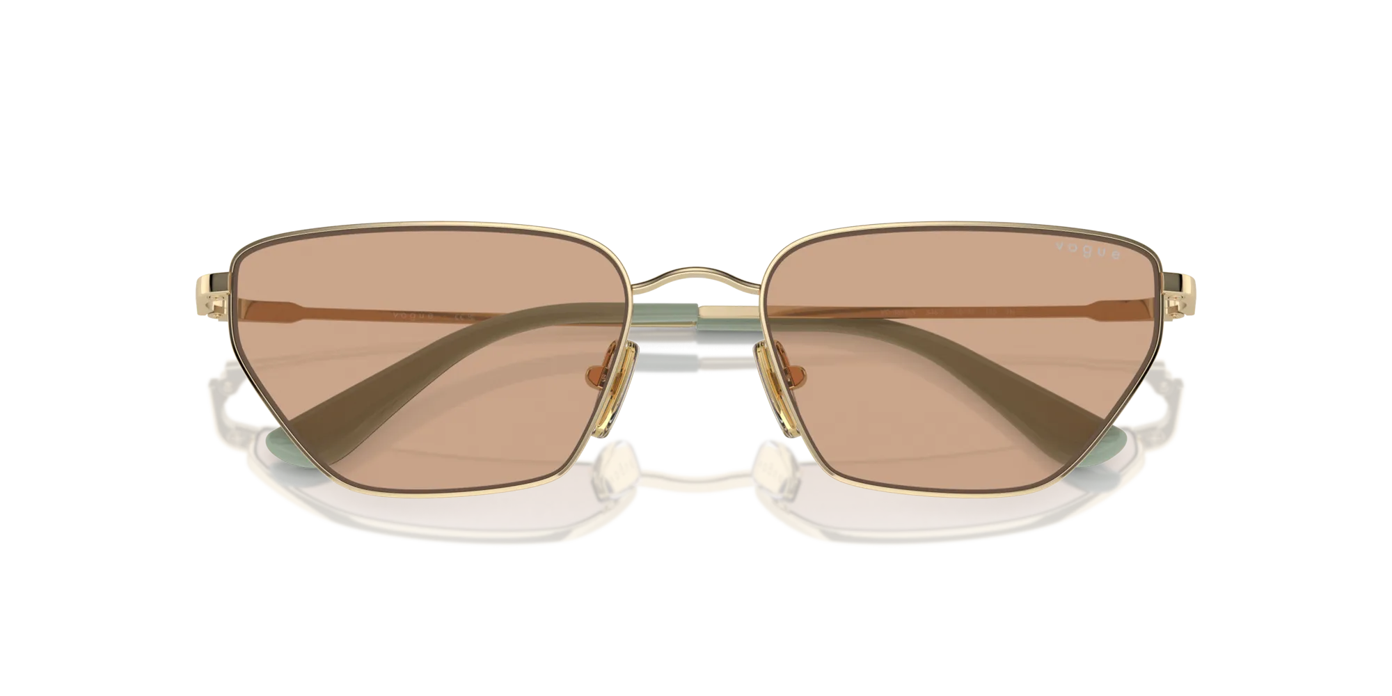 VOGUE EYEWEAR VO4316S 848/3 Occhiali da sole Metallo Oro Marrone Geometrica Normale - immagine 2