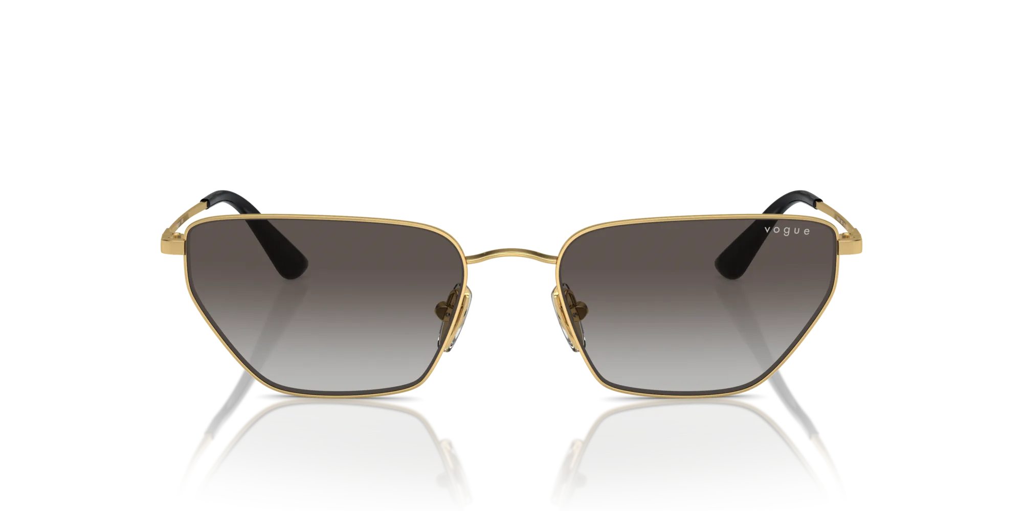 VOGUE EYEWEAR VO4316S 280/8G Occhiali da sole Metallo Oro Grigio Geometrica Normale Sfumato - immagine 3