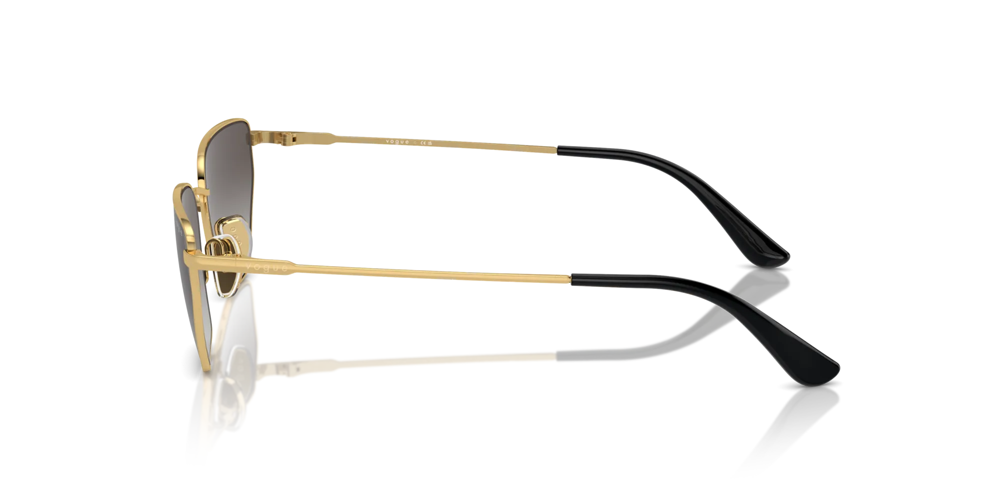 VOGUE EYEWEAR VO4316S 280/8G Occhiali da sole Metallo Oro Grigio Geometrica Normale Sfumato - immagine 4