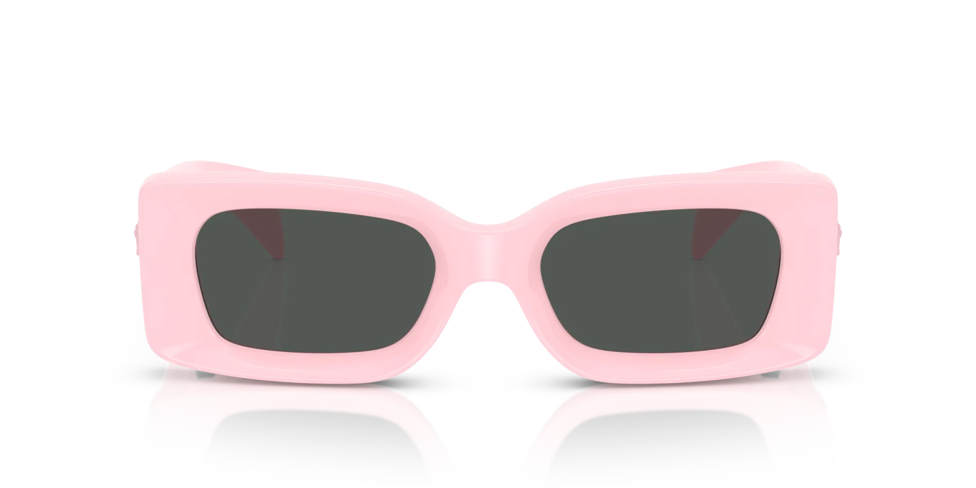Versace VE4474U 548587 Occhiali da sole Iniettato Rosa Grigio Squadrata Normale - immagine 3