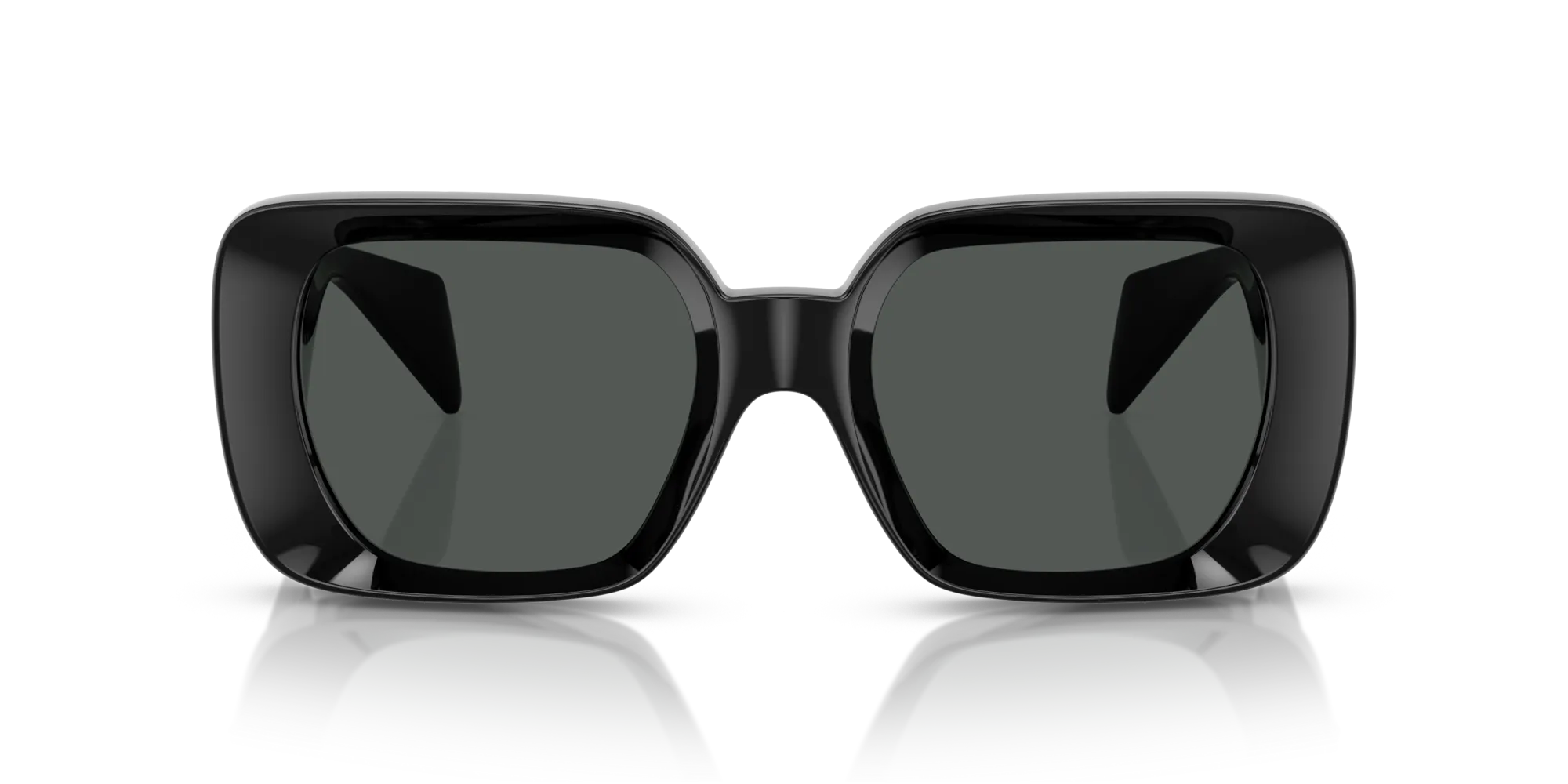 Versace VE4473U GB1/87 Occhiali da sole Iniettato Nero Grigio Squadrata Normale - immagine 3