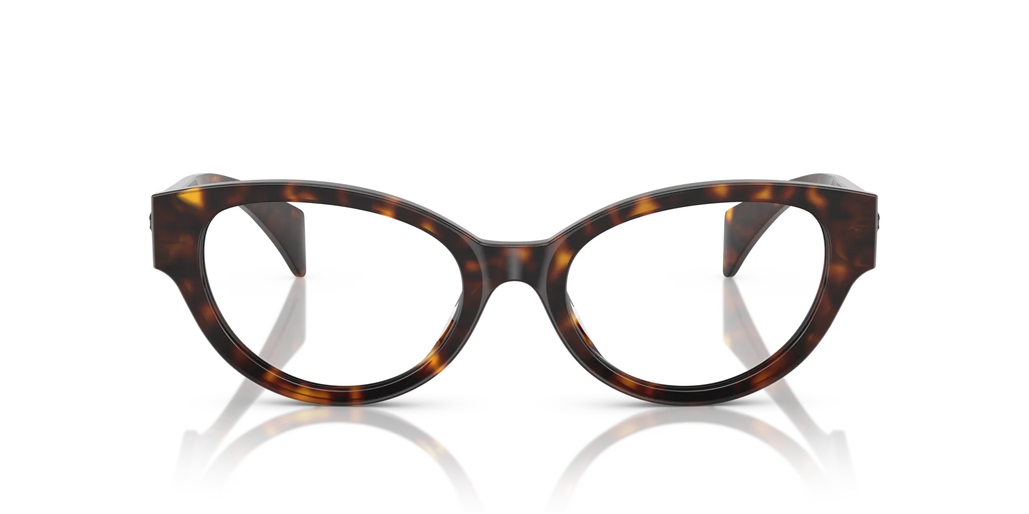 Versace VE3361U 108 Montature da vista Acetato Tartaruga Trasparente Cat Eye Normale - immagine 3