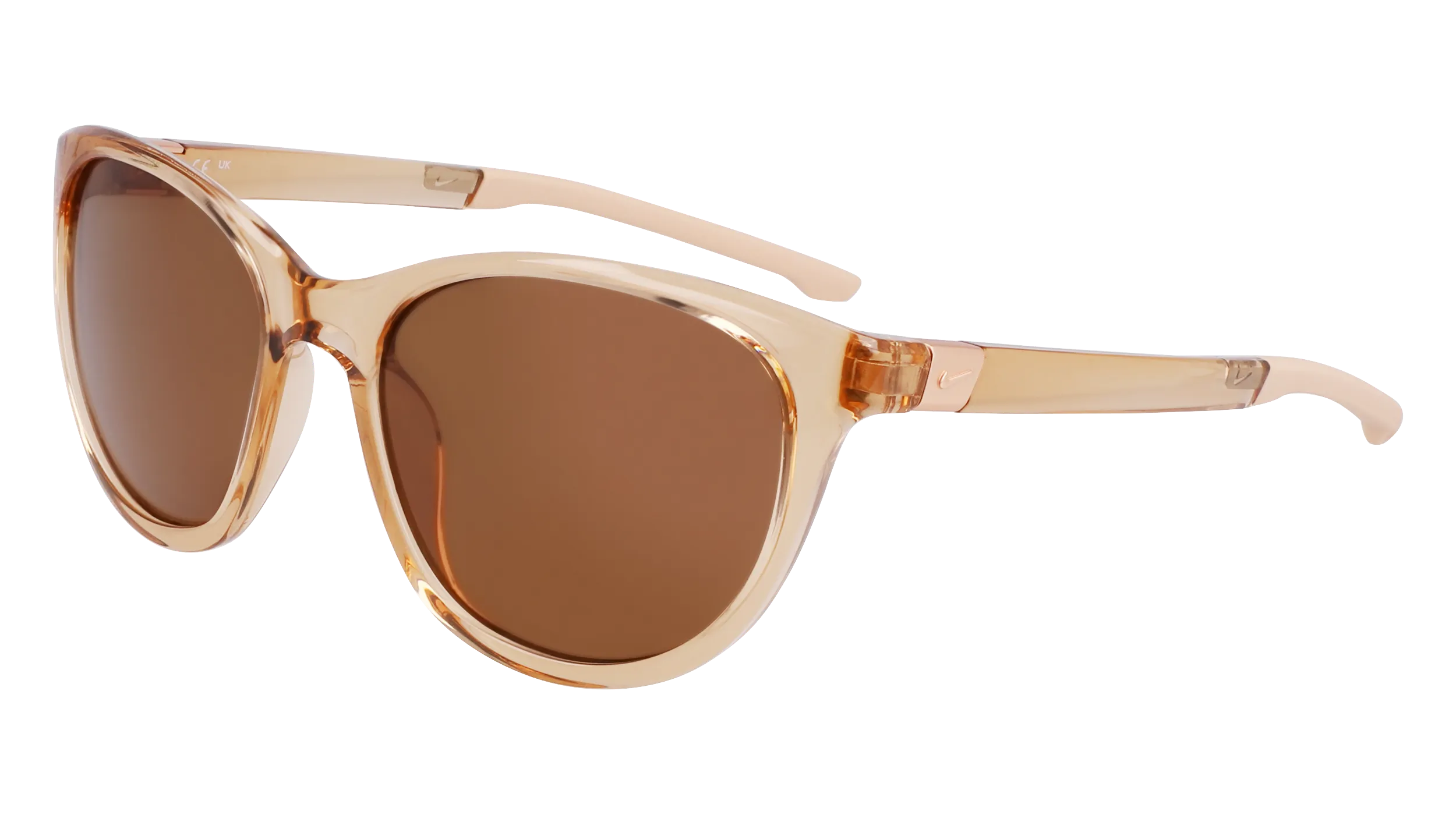 Nike NIKE CITY HERO S EV24007 296 Occhiali da sole Bio-iniettato Beige Cat Eye Normale Fotocromatiche - immagine 1