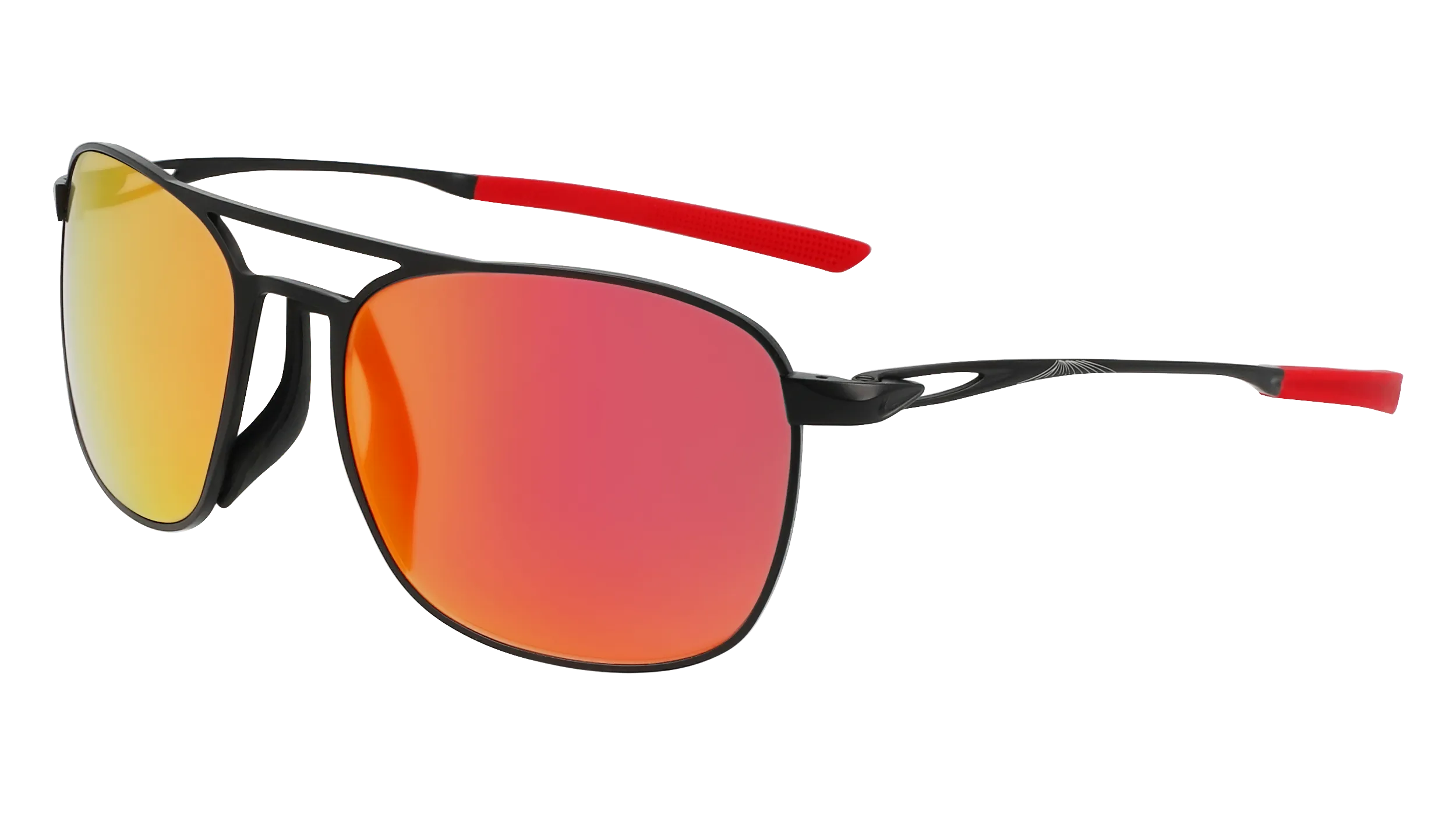 Nike NIKE ACE DRIVER EV24008 011 Occhiali da sole Titanio Nero Squadrata Normale Fotocromatiche - immagine 1