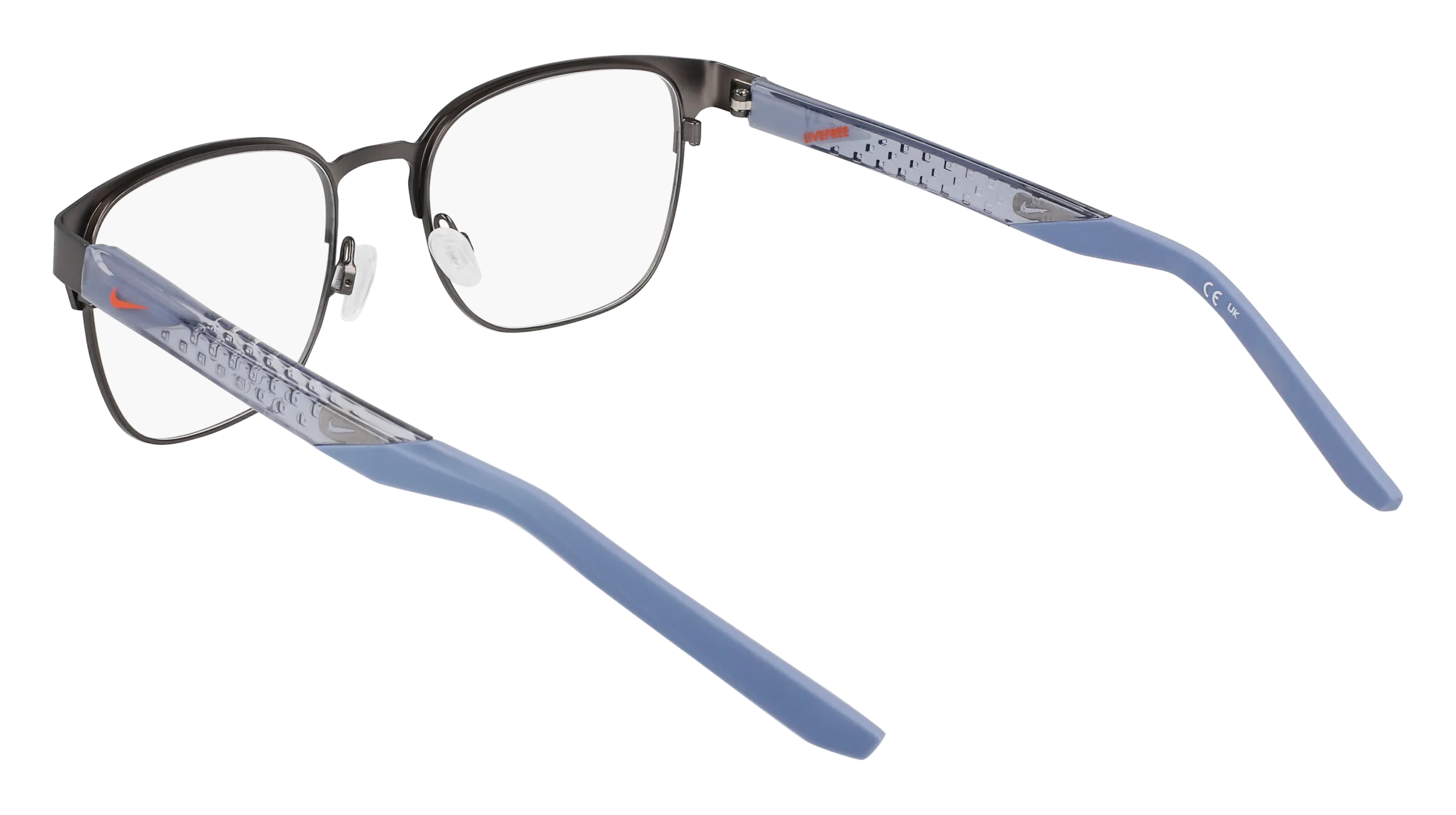 Nike NIKE 8156 070 Montature da vista Metallo Canna di fucile Squadrata Normale Normale - immagine 3