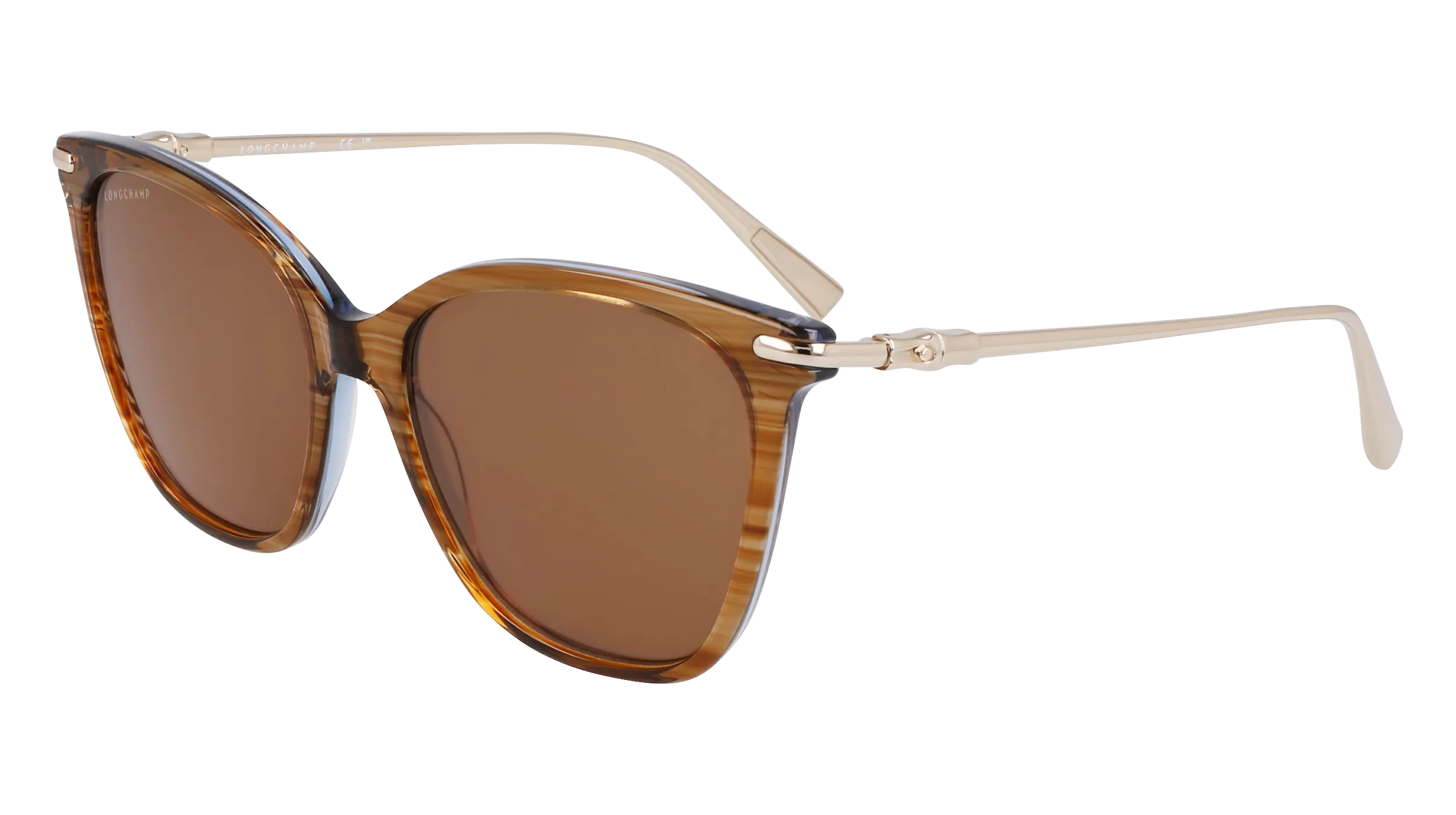 LONGCHAMP LO757S 211 Occhiali da sole Acetato Marrone Squadrata Normale Normale - immagine 1