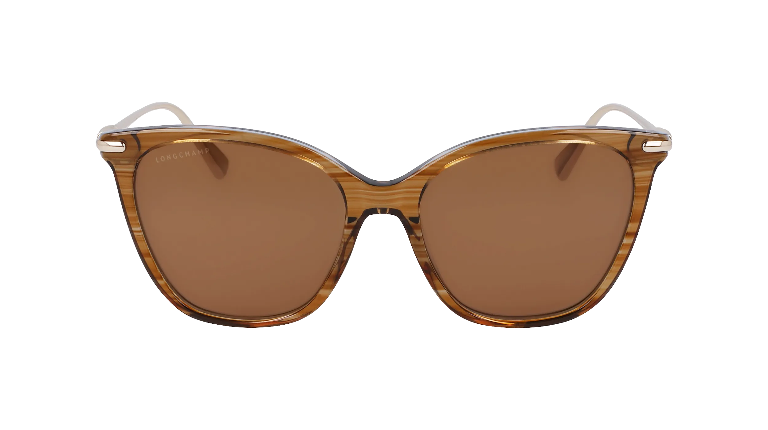 LONGCHAMP LO757S 211 Occhiali da sole Acetato Marrone Squadrata Normale Normale - immagine 2