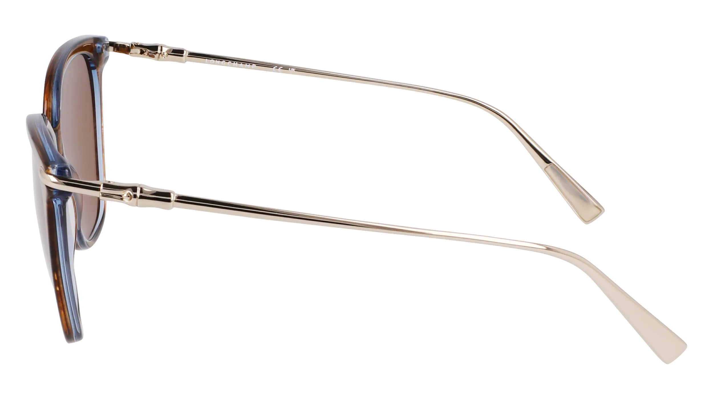 LONGCHAMP LO757S 211 Occhiali da sole Acetato Marrone Squadrata Normale Normale - immagine 4
